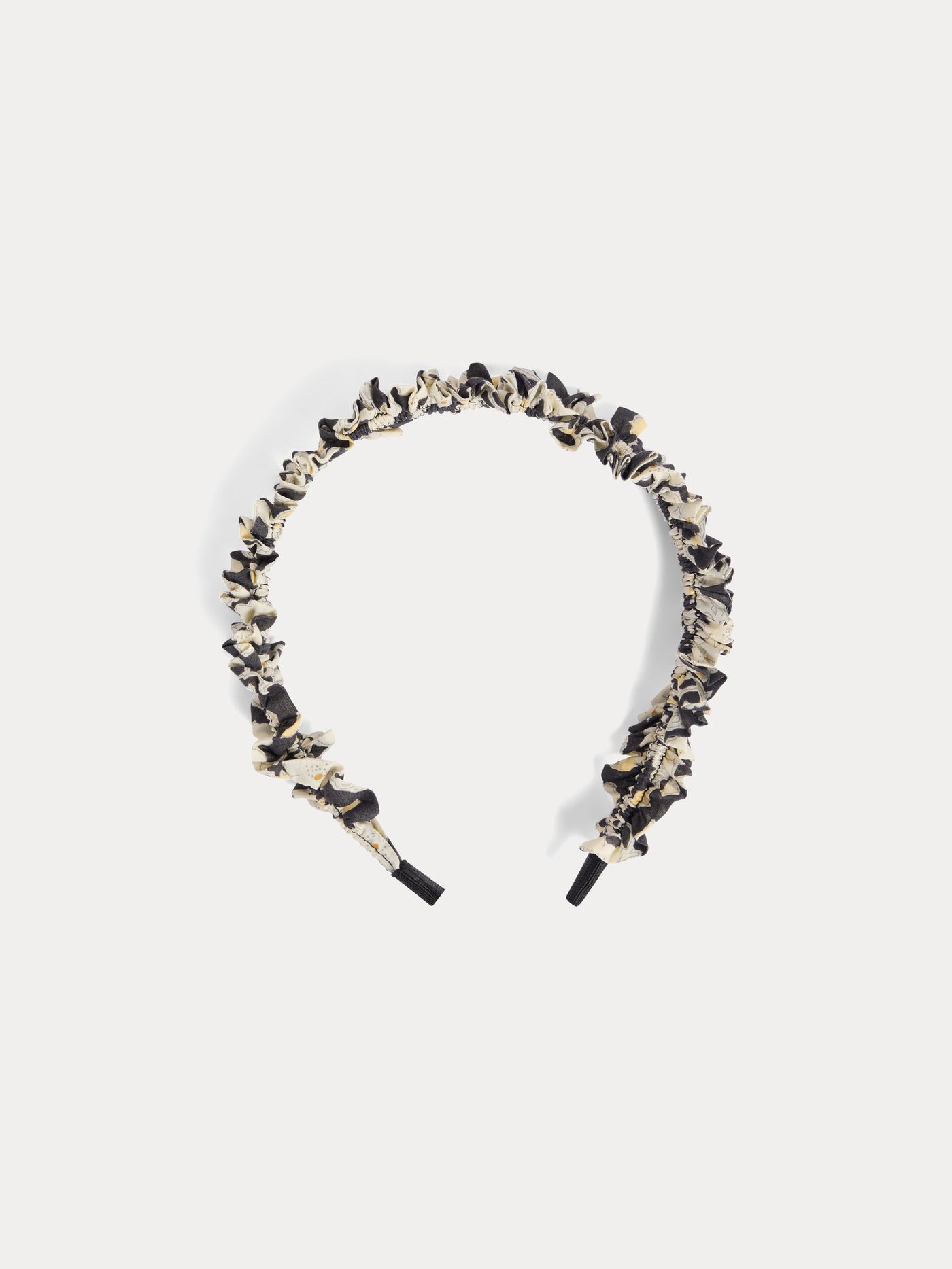 Jovie Headband made with black Liberty fabrics in organic cotton