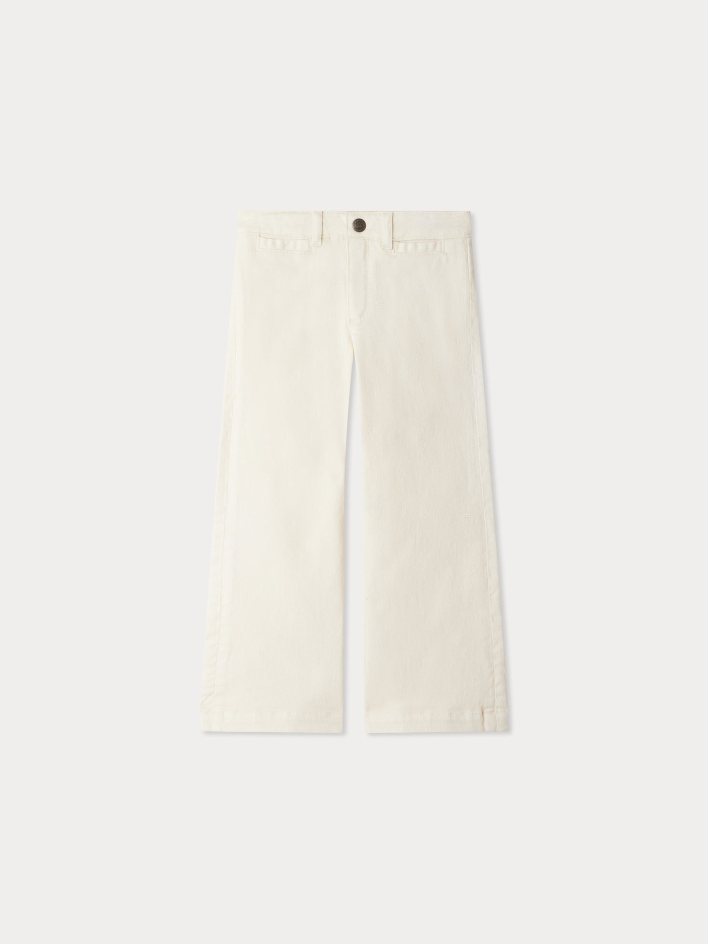 Gersande ivory denim pants