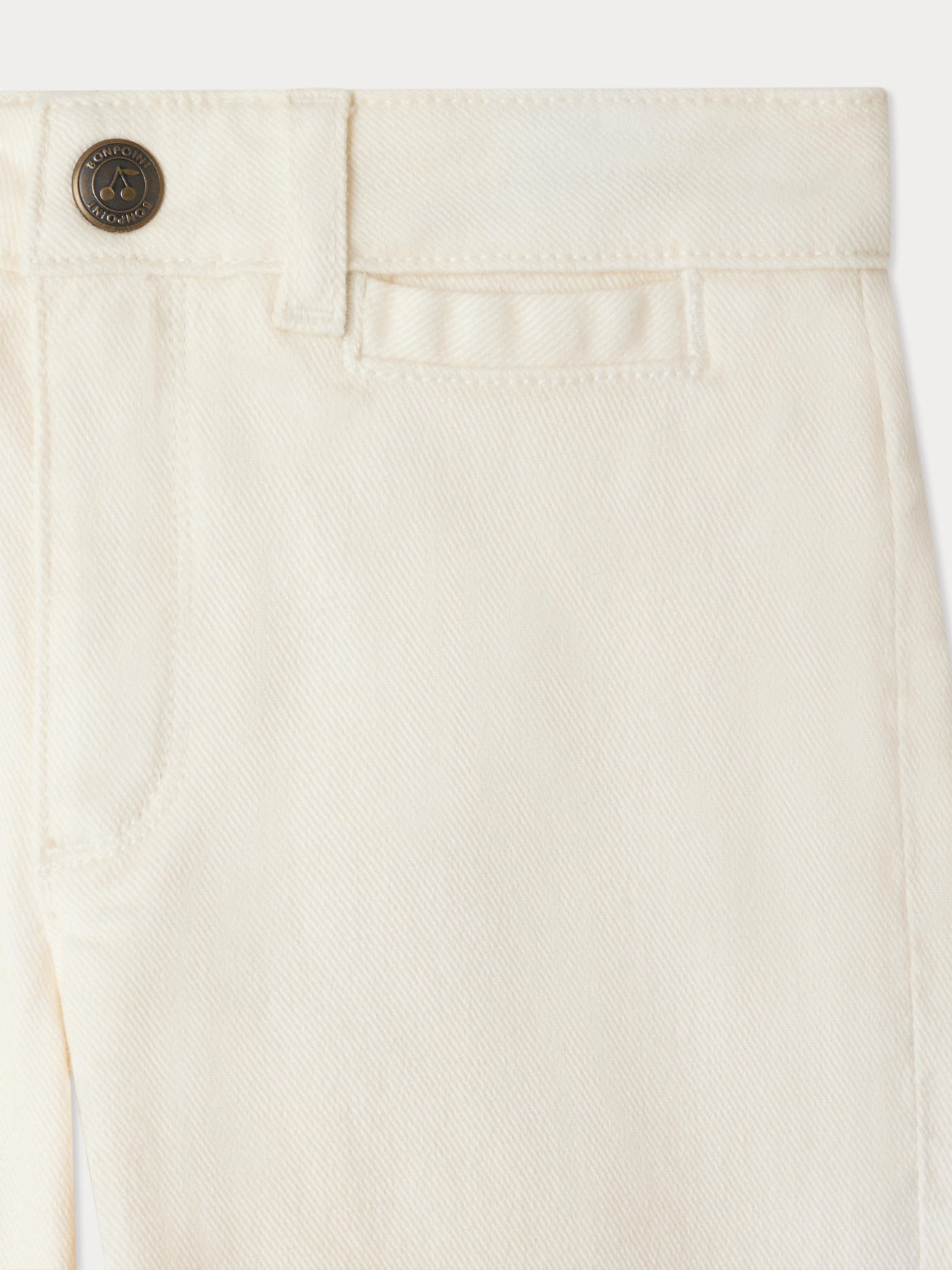Gersande ivory denim pants
