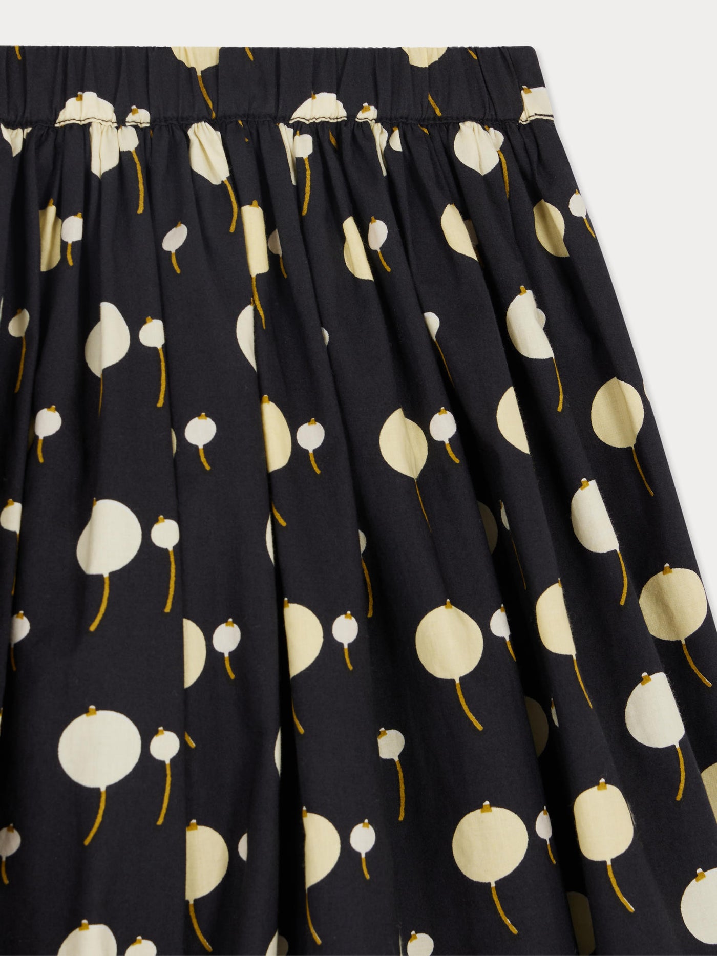 Suzon skirt with elasticated waist in organic cotton print