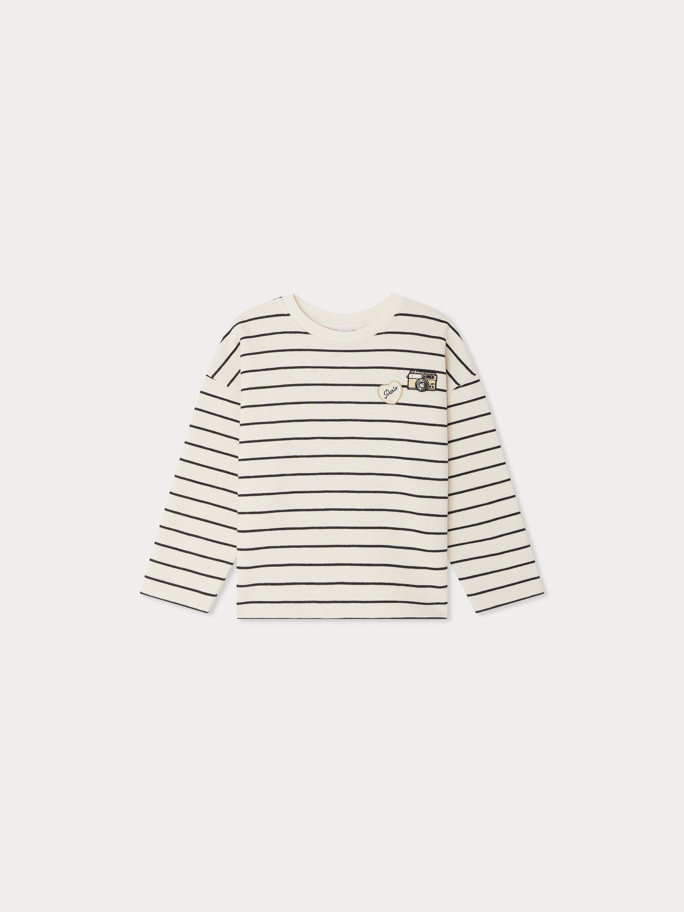 Gaya Sweatshirt with Black Stripes