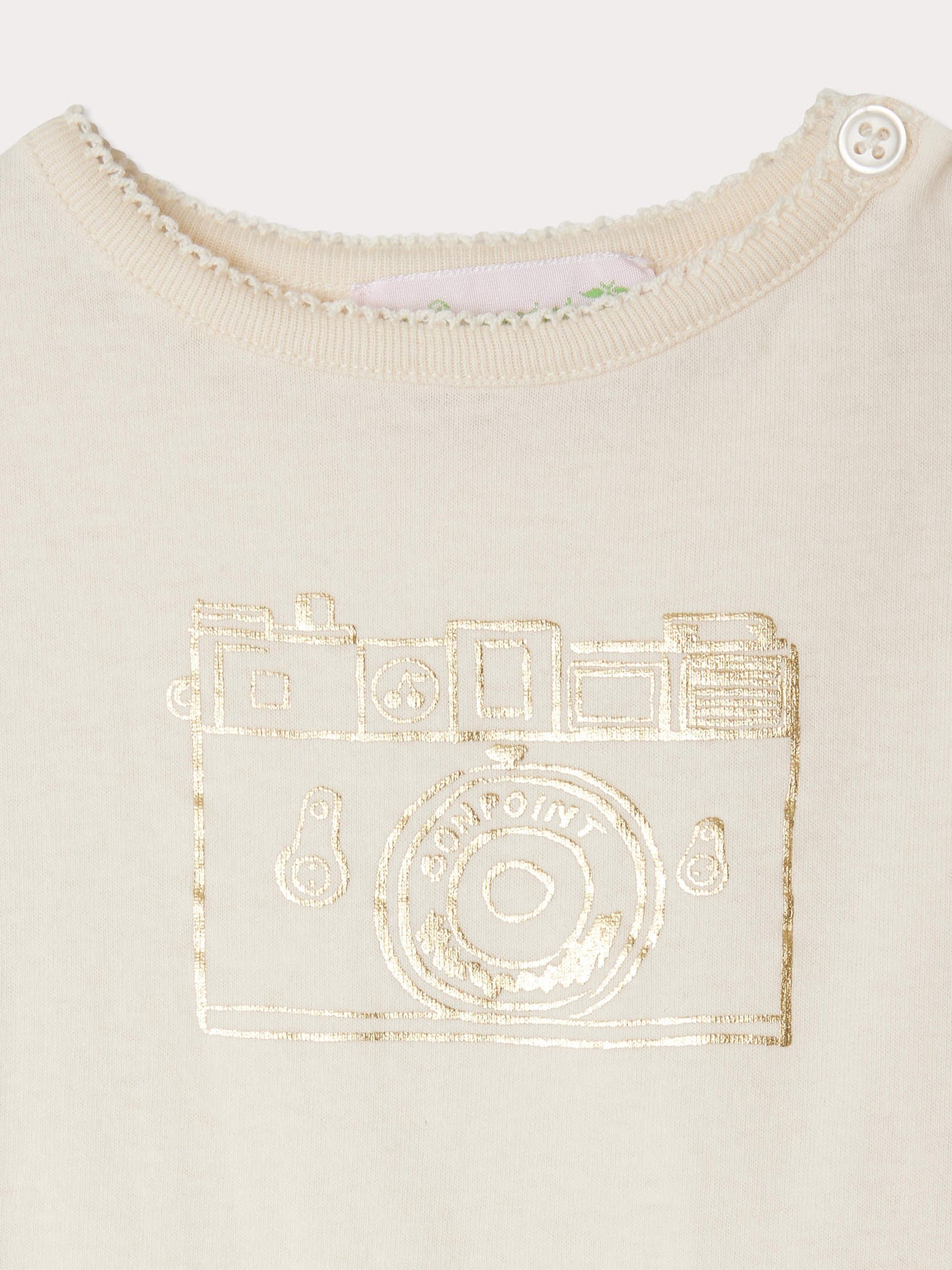 Dom T-Shirt with Camera Print in organic cotton
