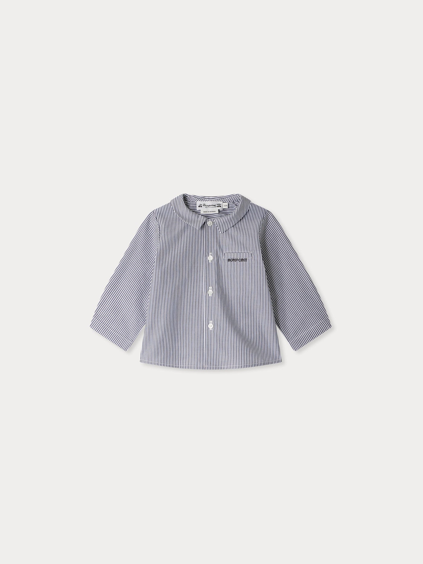 Boubou Shirt with fine stripes