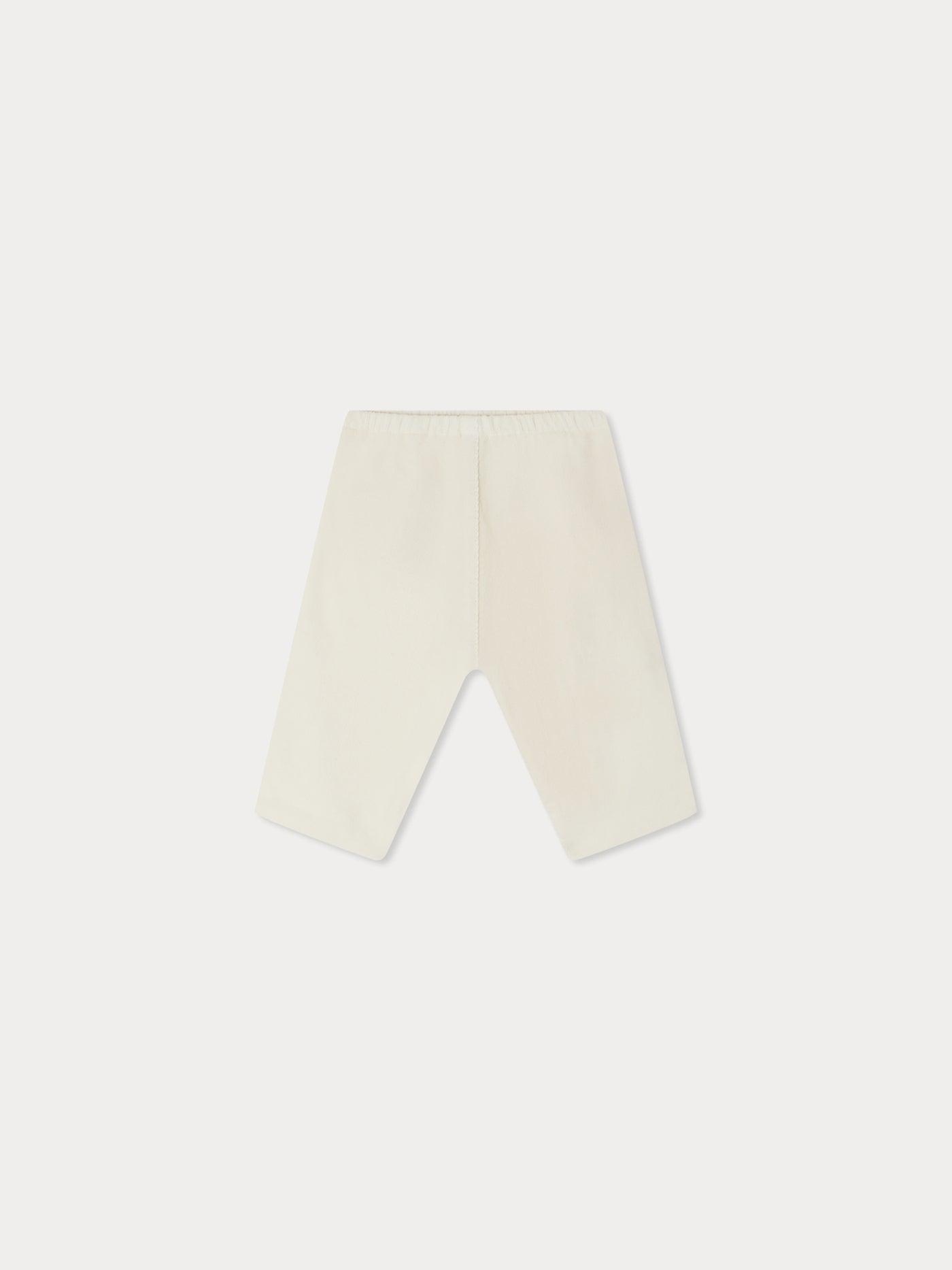 Dandy pants in ivory organic cotton velvet