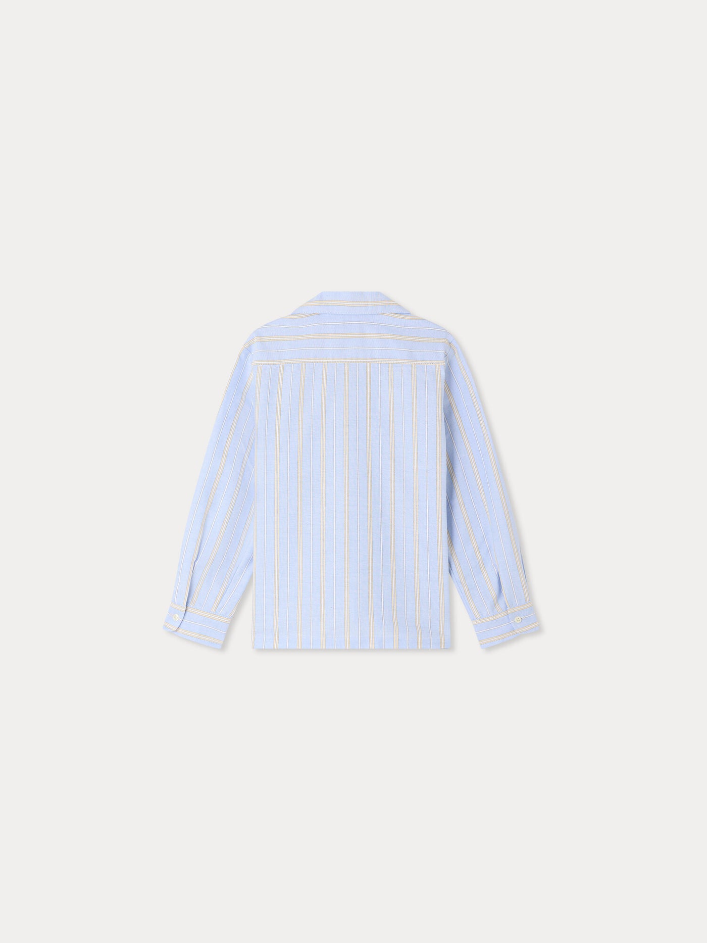 Mael striped shirt in organic cotton