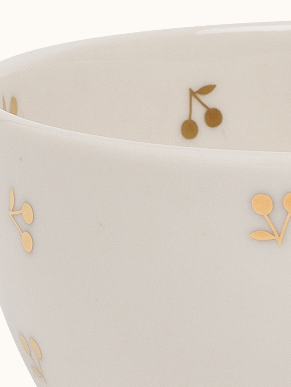 Porcelain bowl gold