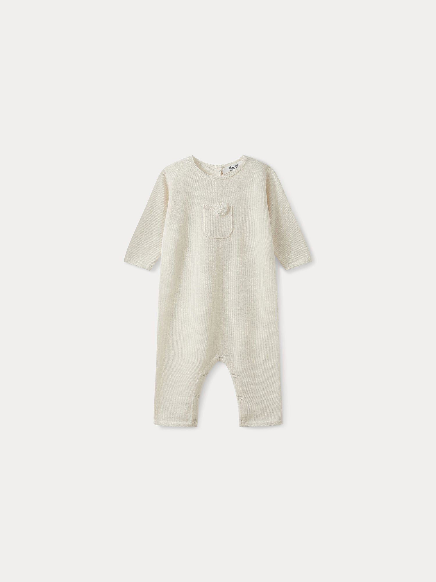Babies' playsuit milk white | newborn sets and jumpsuits • Bonpoint