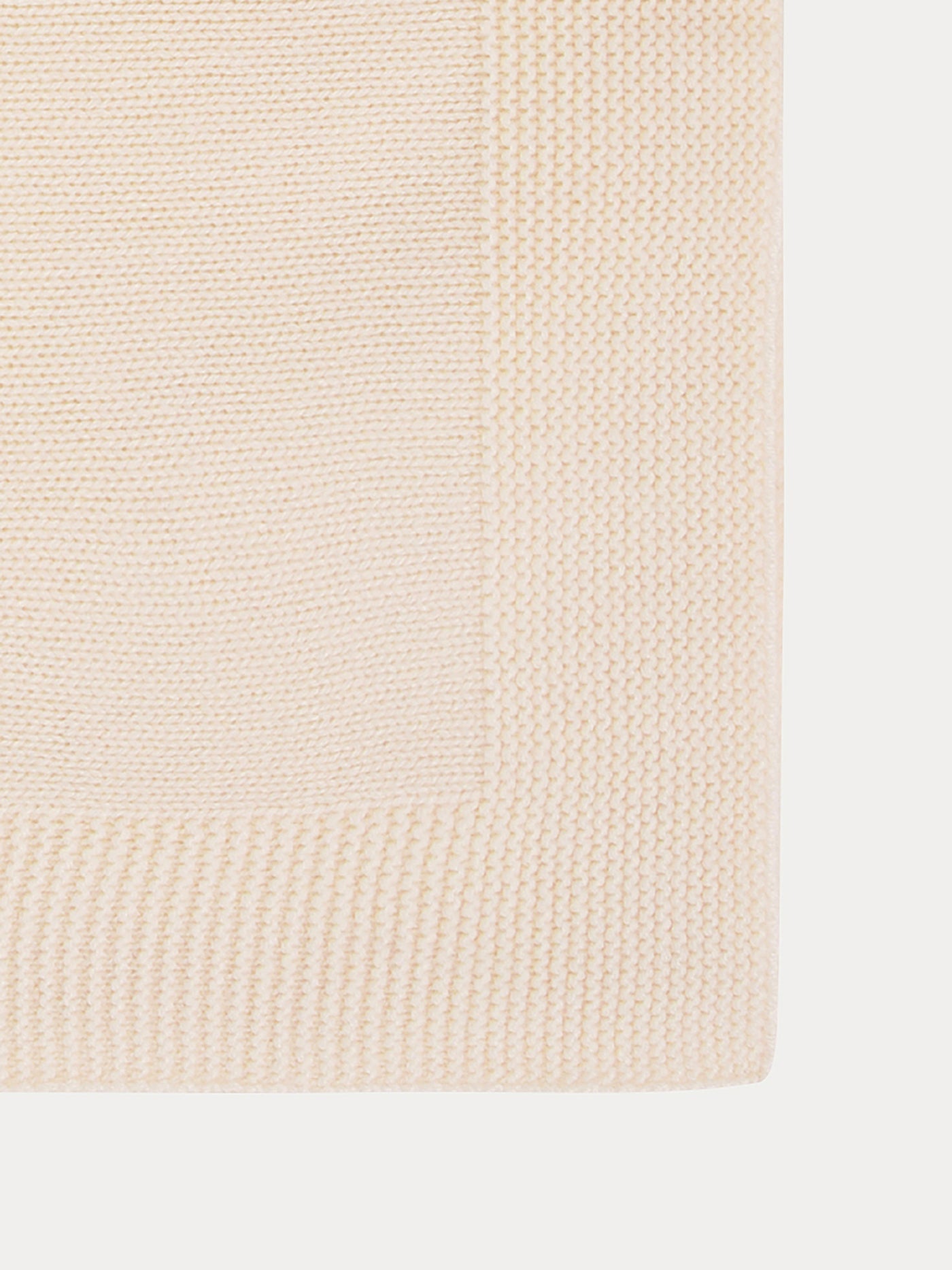Cashmere blanket in milk-white