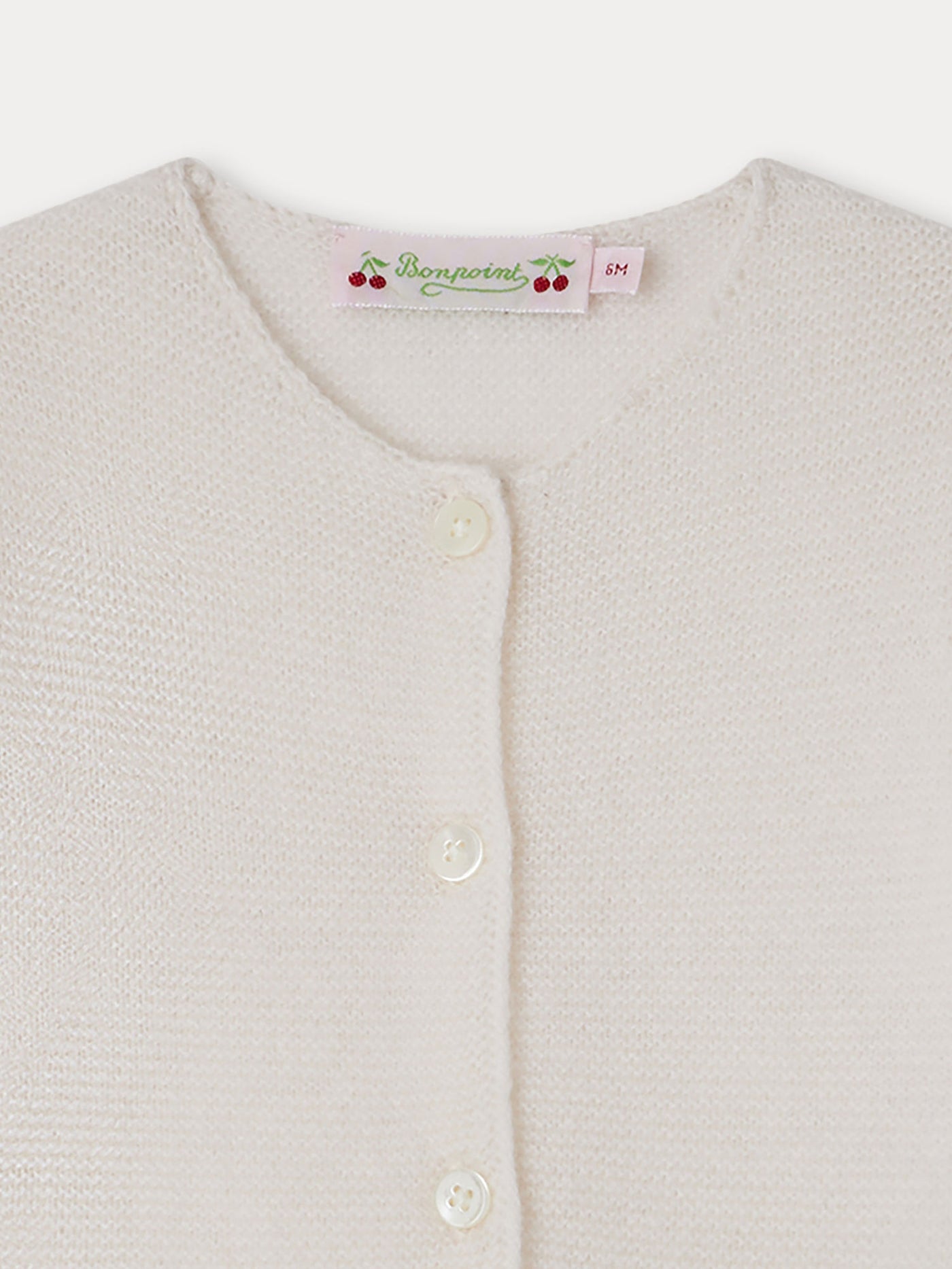 Baby Cashmere Cardigan milk white