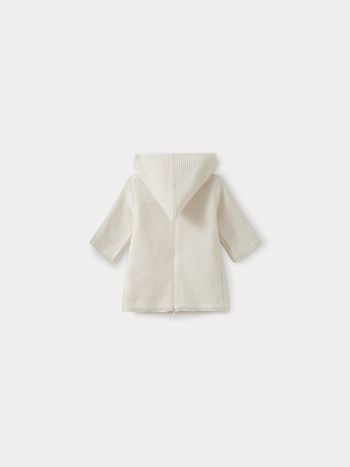 Cashmere Burnoose for Baby milk white