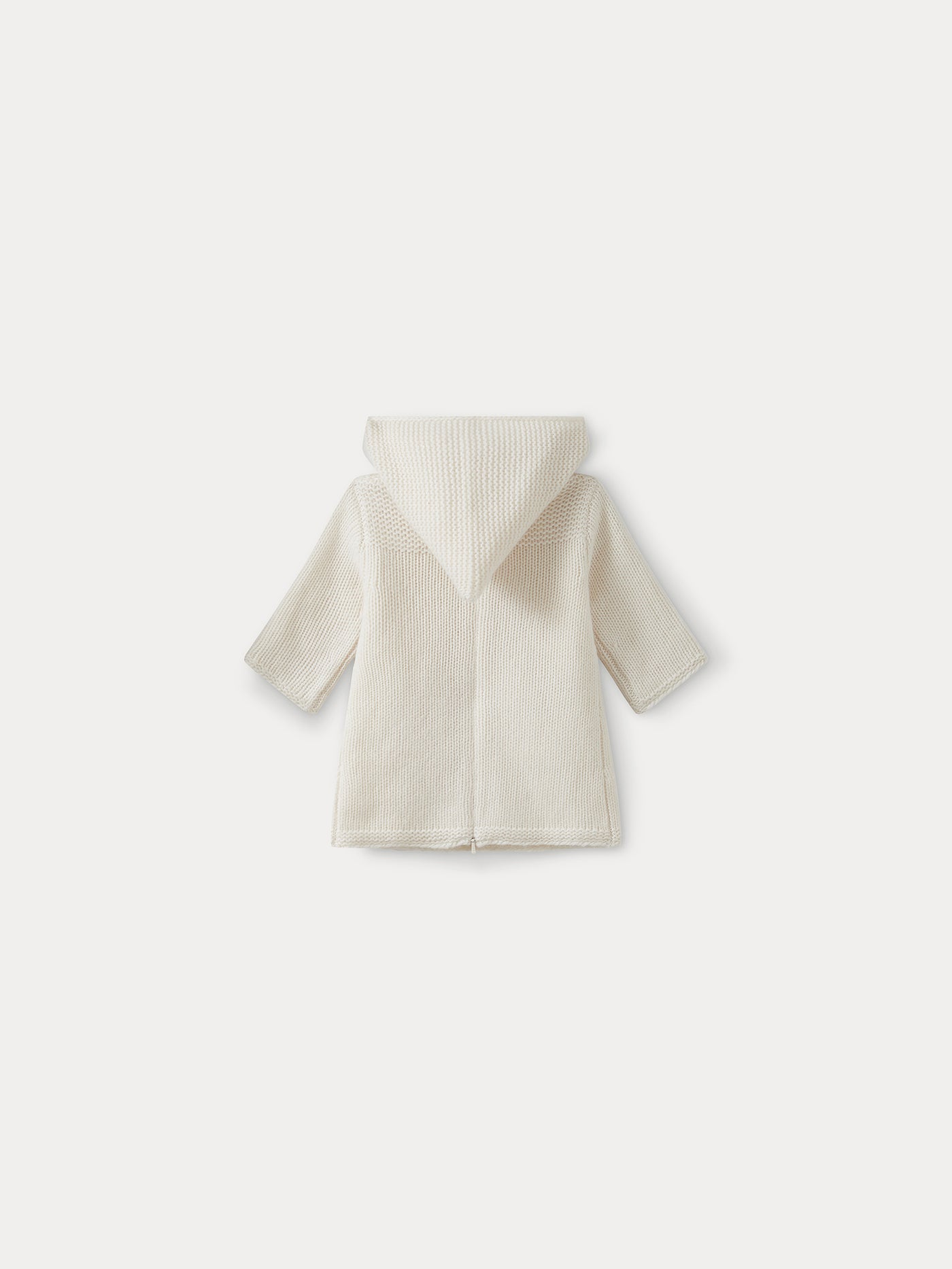 Cashmere Burnoose for Baby milk white