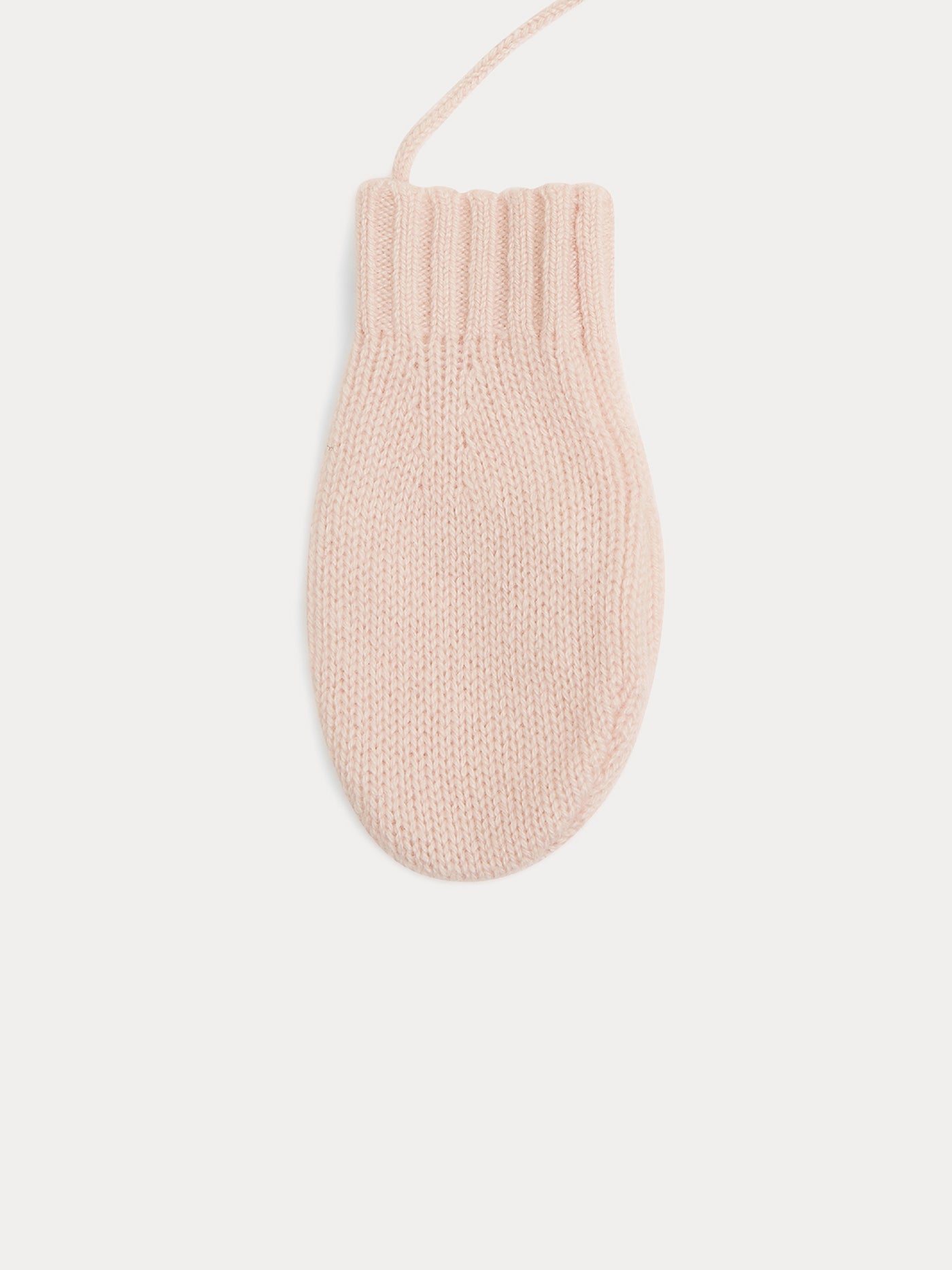 Babies' mittens pale pink