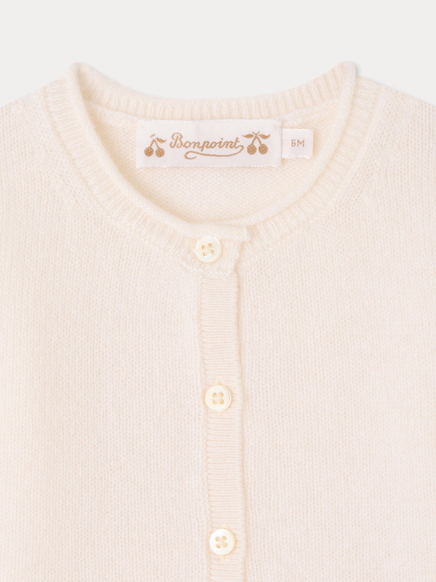 Baby Cashmere Cardigan milk white