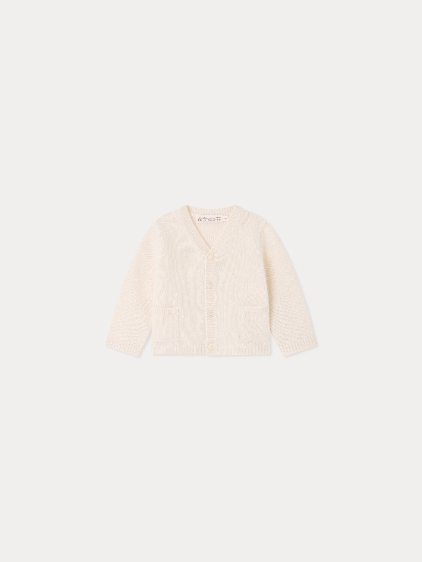 Cashmere Baby cardigan milk white