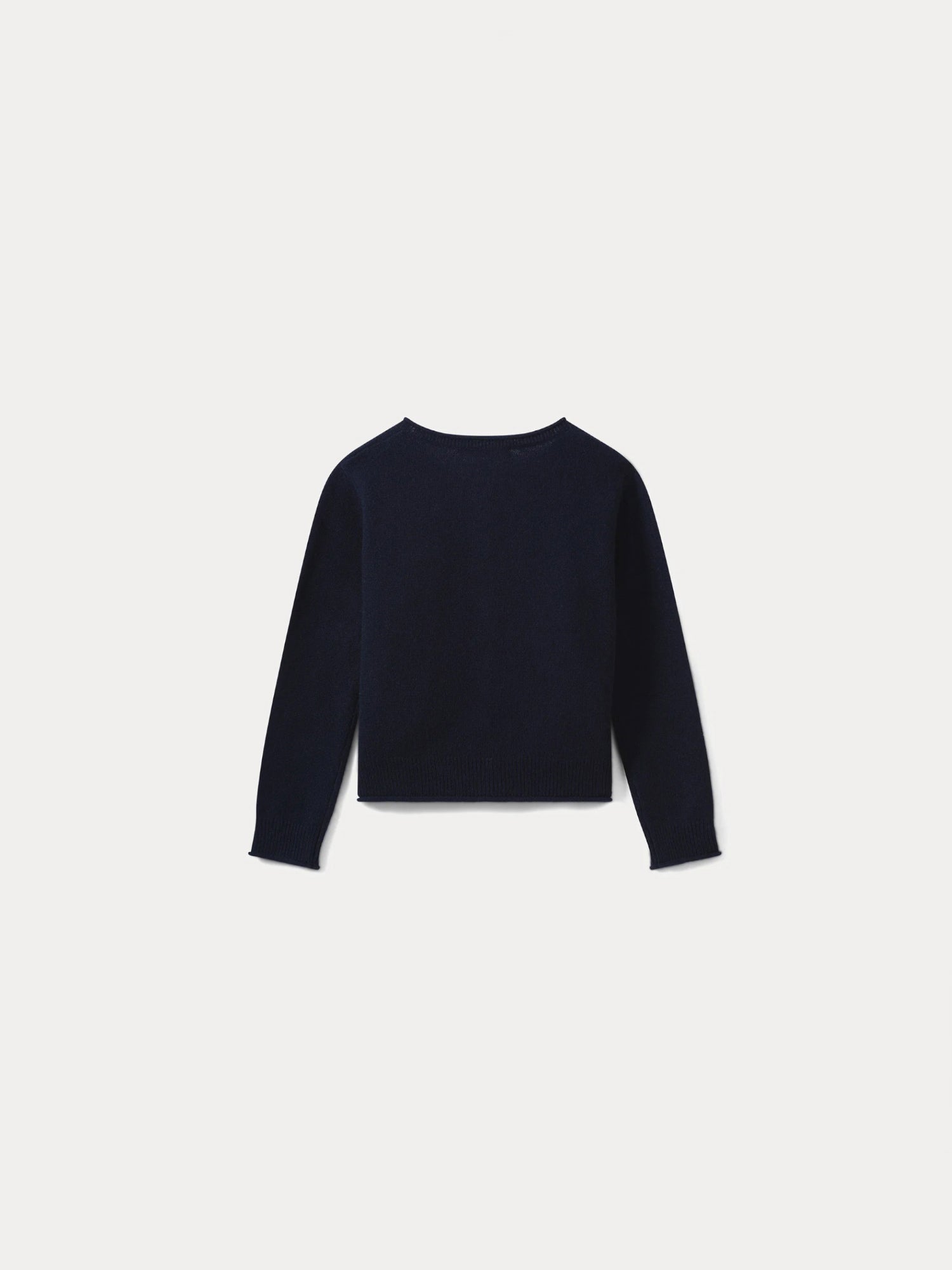 Cashmere cardigan Navy blue | girl cardigans and sweaters • Bonpoint