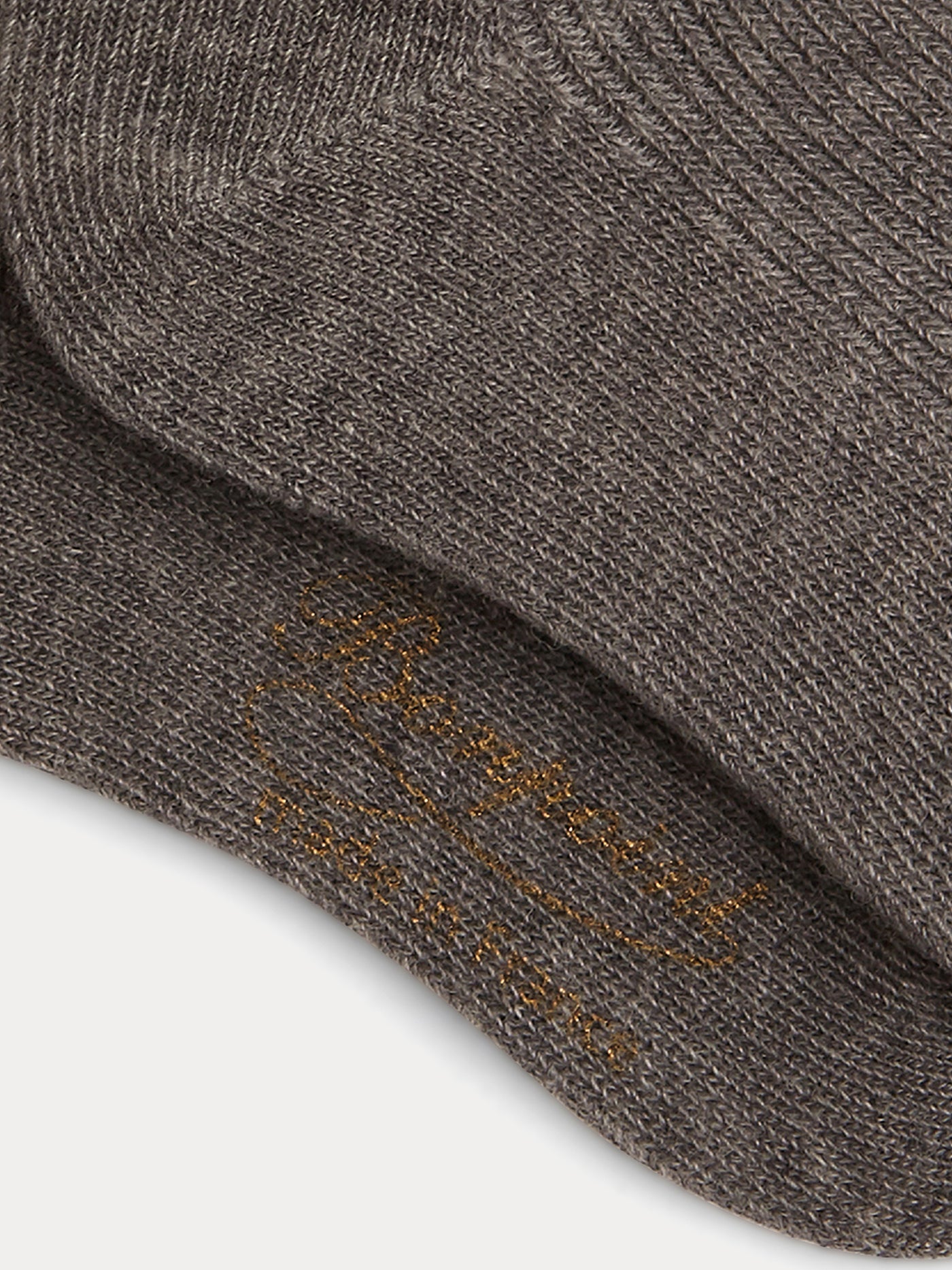 Baby Cotton and Cashmere Socks heathered gray