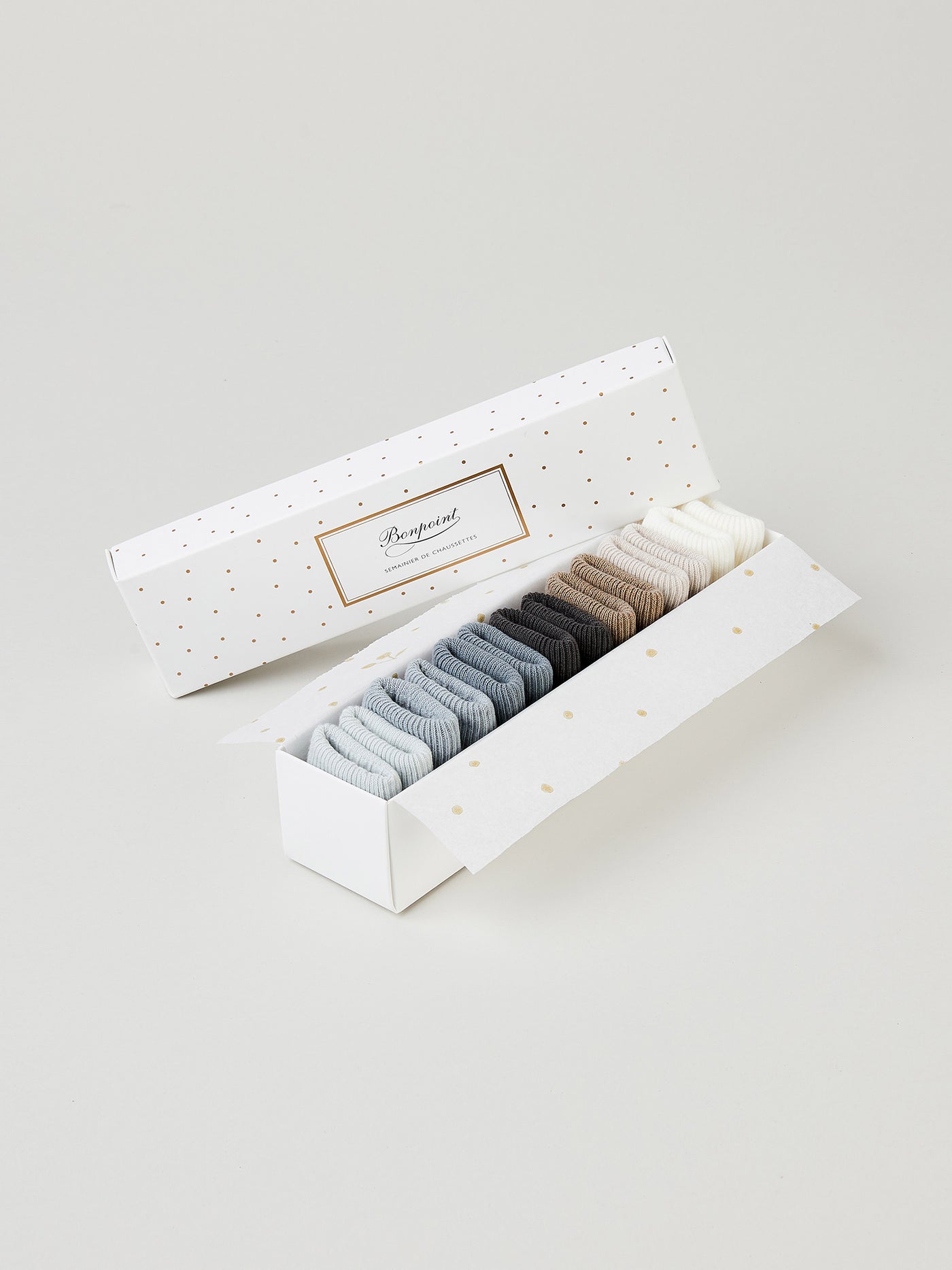 Baby Day-of-the-Week Cotton Socks Northern Blue