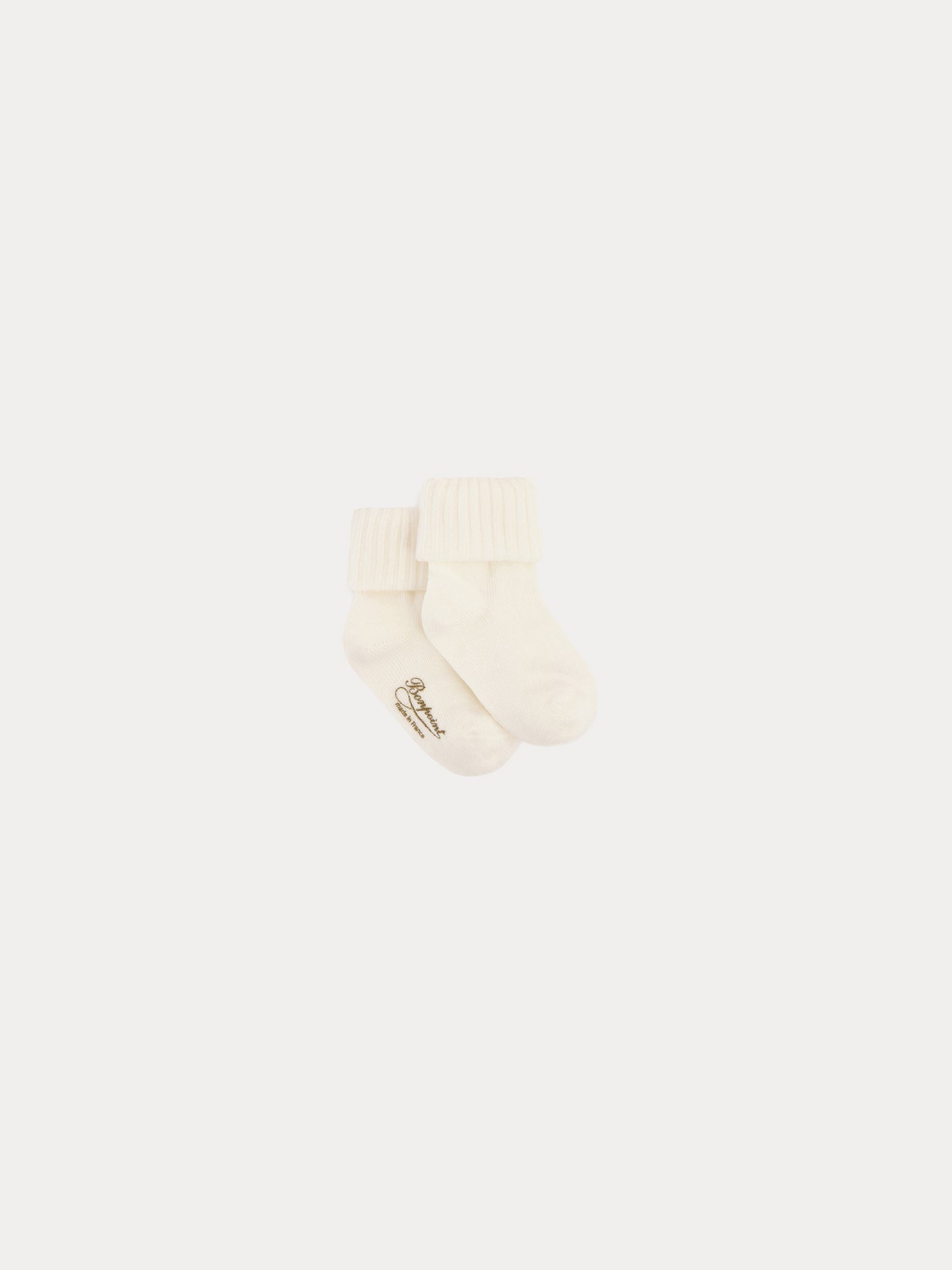 Babies' socks milk white