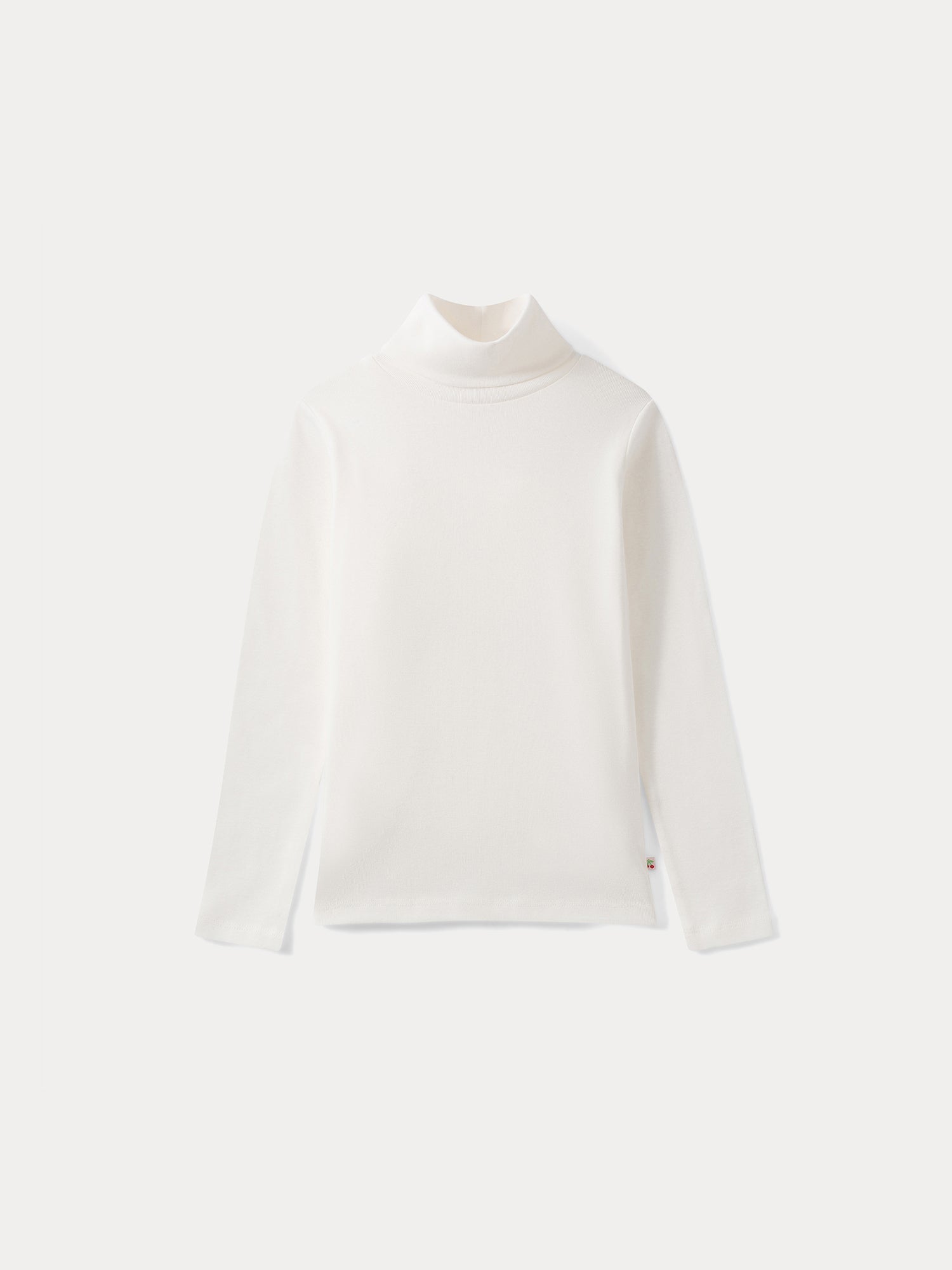 Thin turtleneck sweater milk white | girl tops • Bonpoint