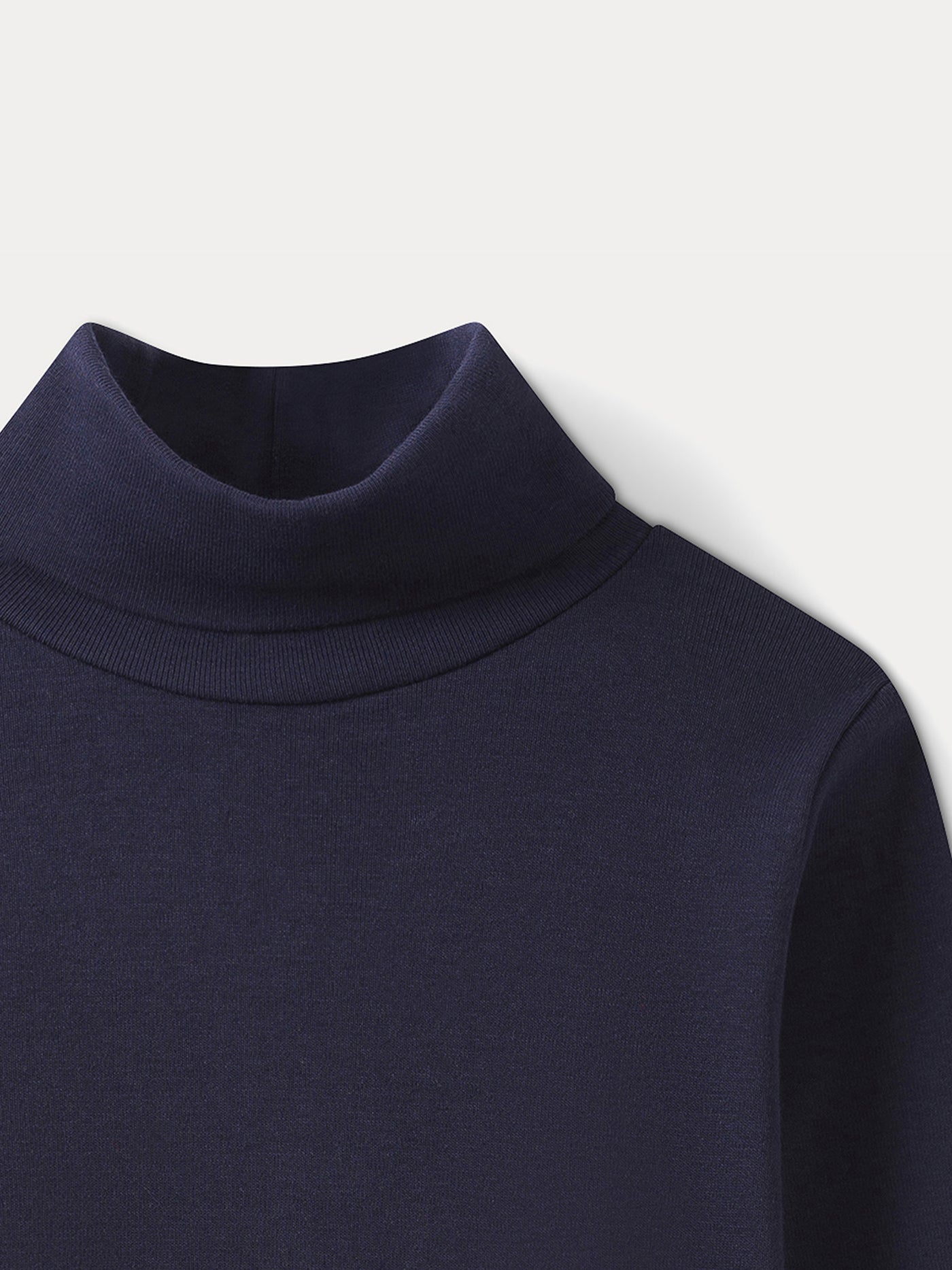 Thin turtleneck sweater navy