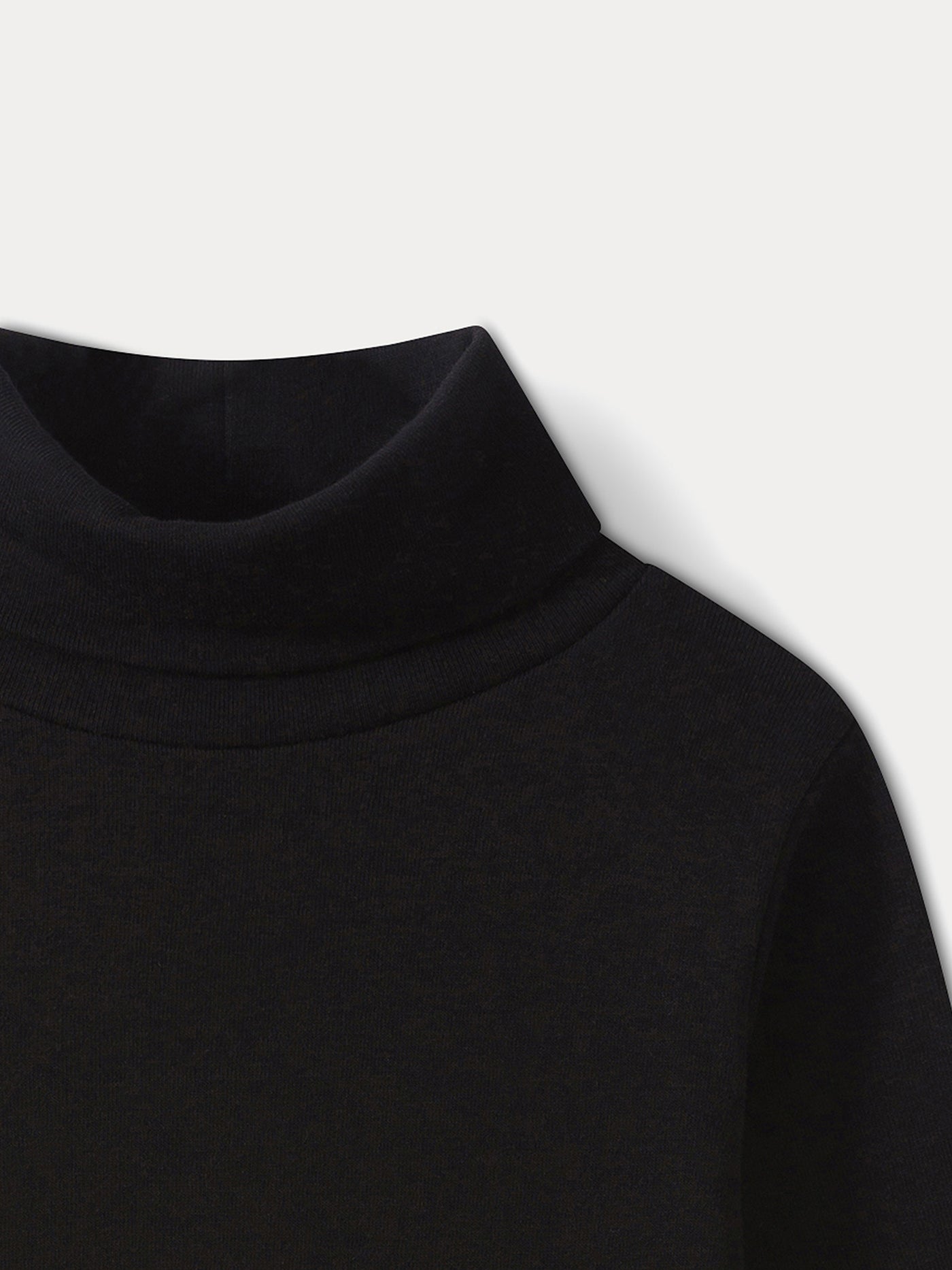 Thin turtleneck sweater black
