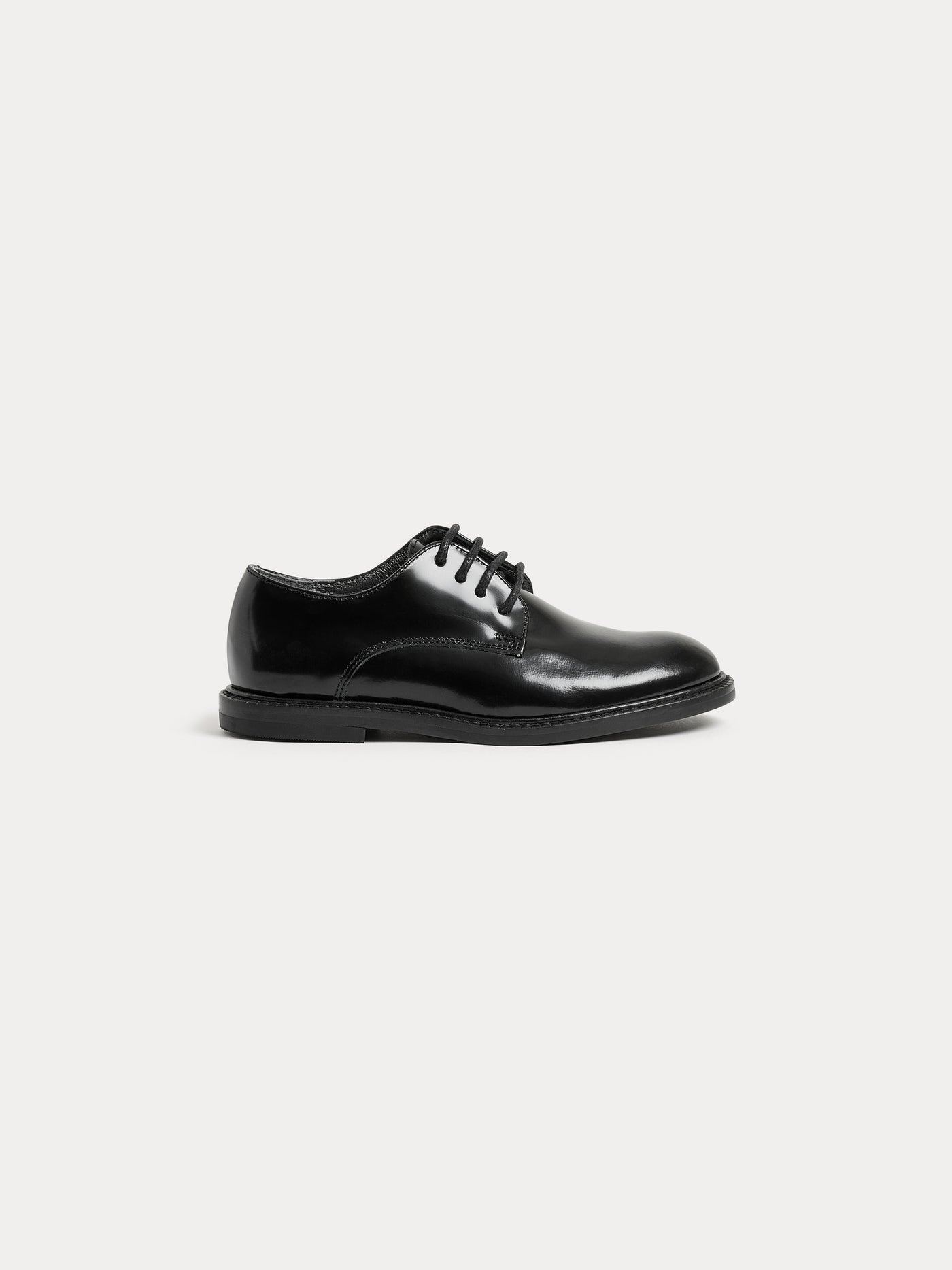 Black Louis lace-up derbies
