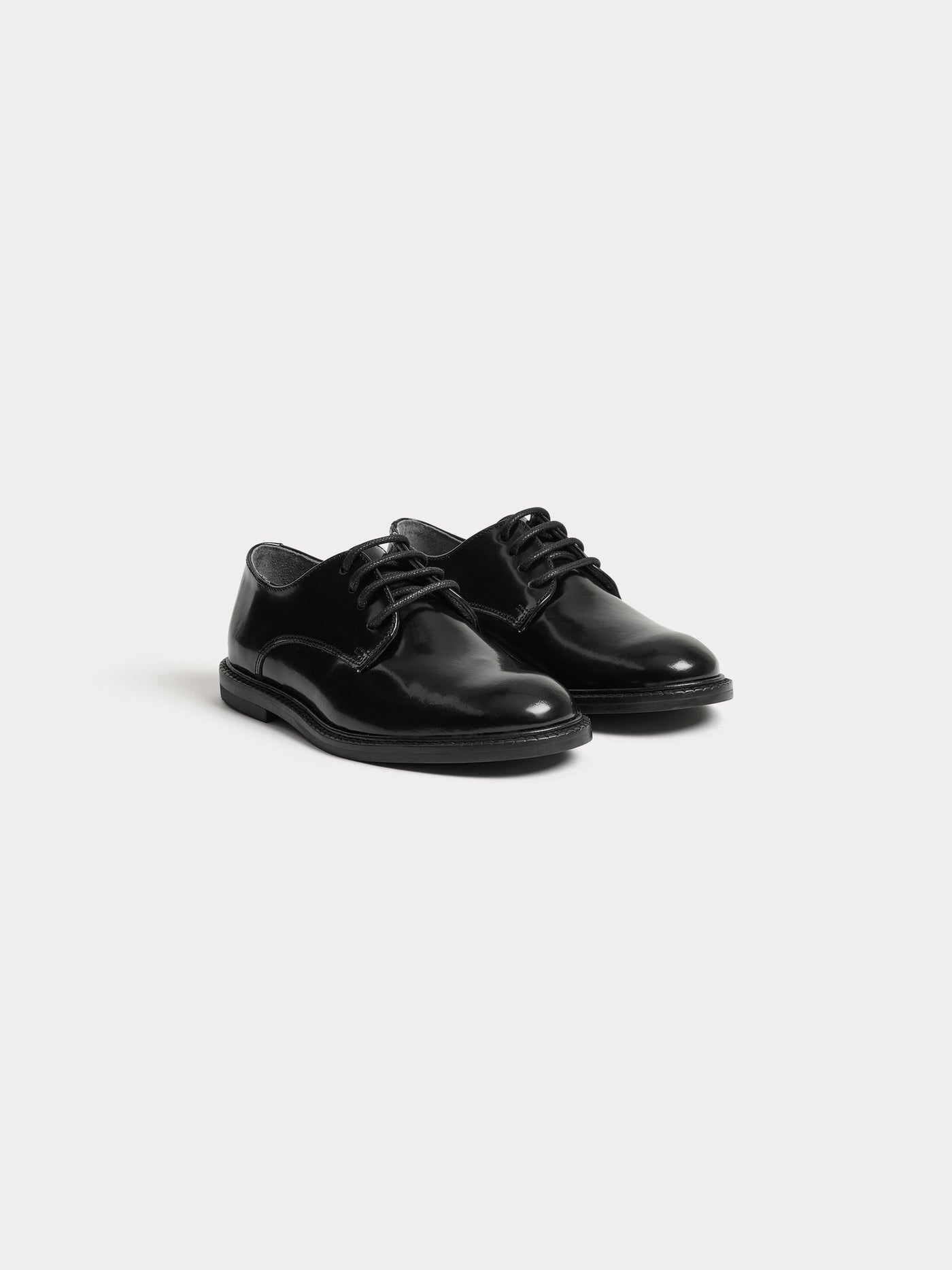 Black Louis lace-up derbies