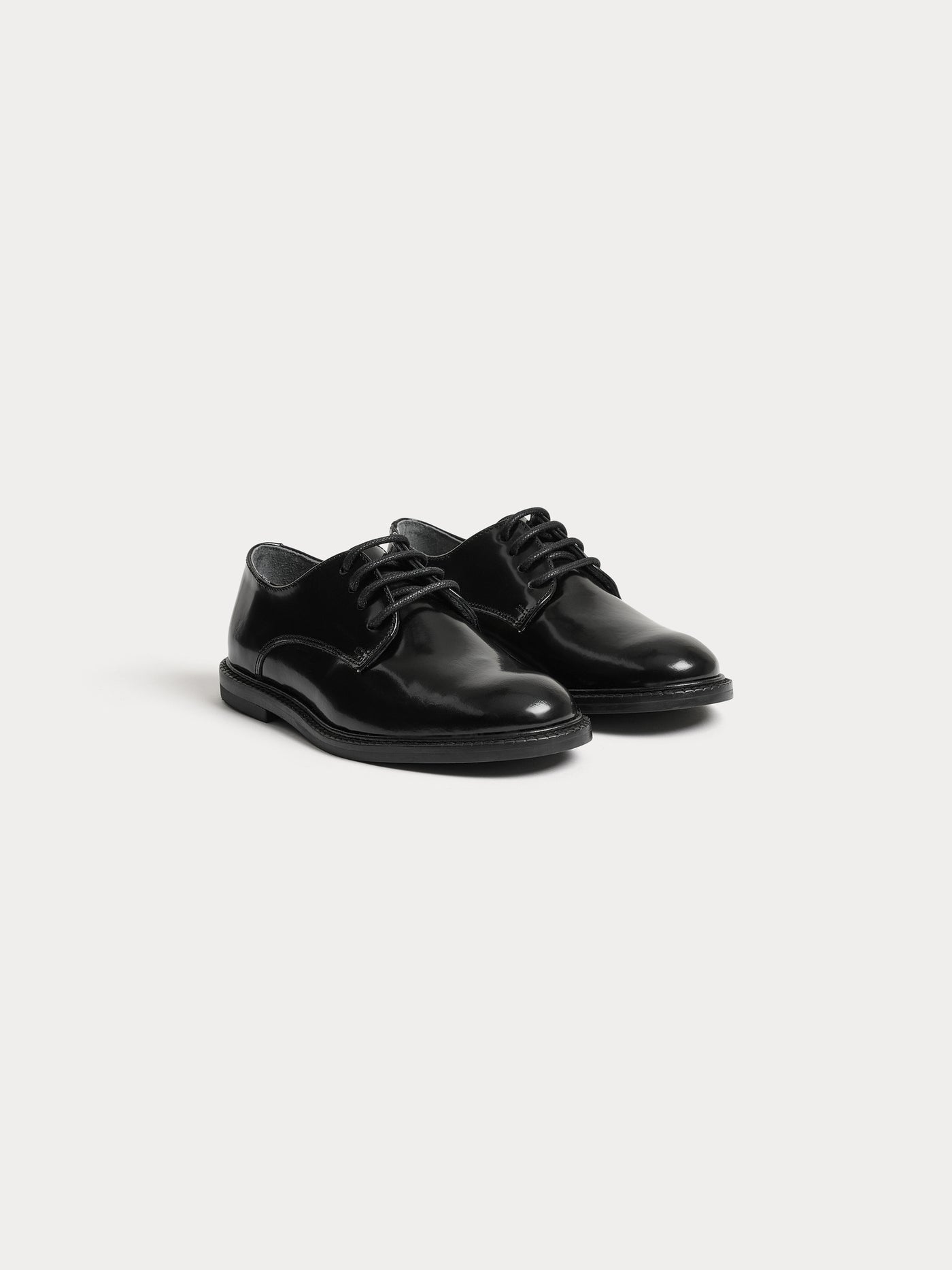Black Louis lace-up derbies