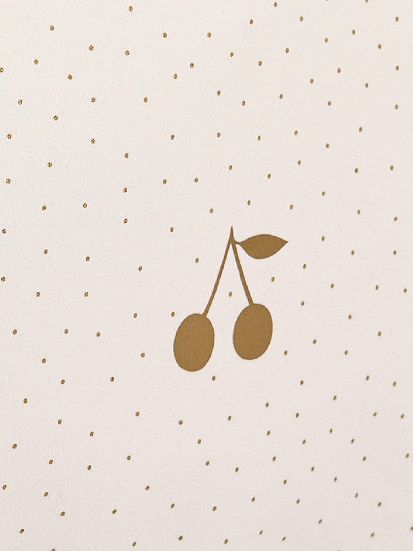 Baby Coated Cotton Large Suitcase gold