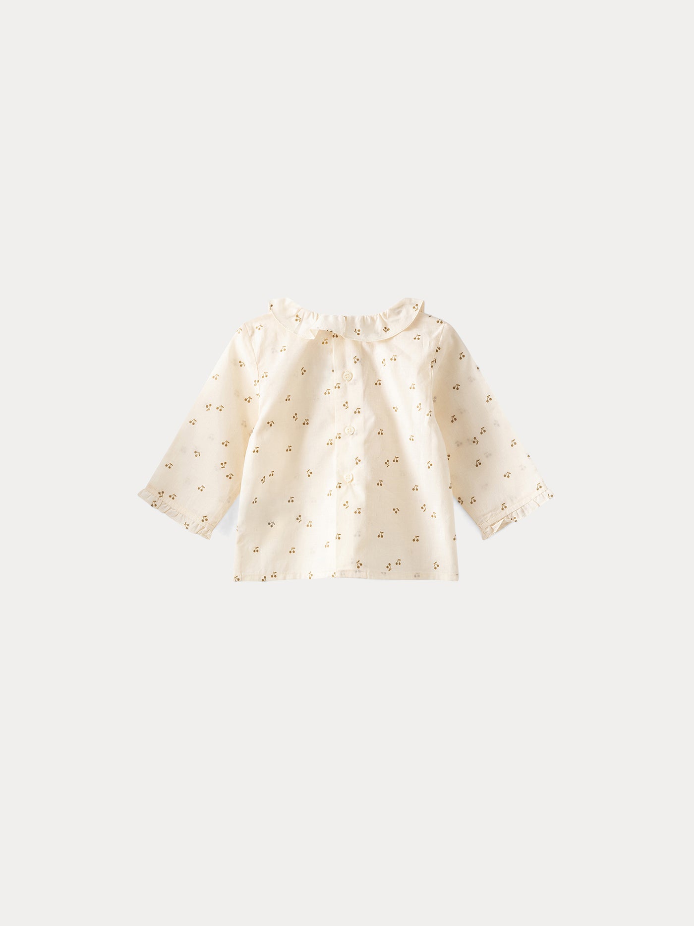 Baby Printed Voile Blouse gold