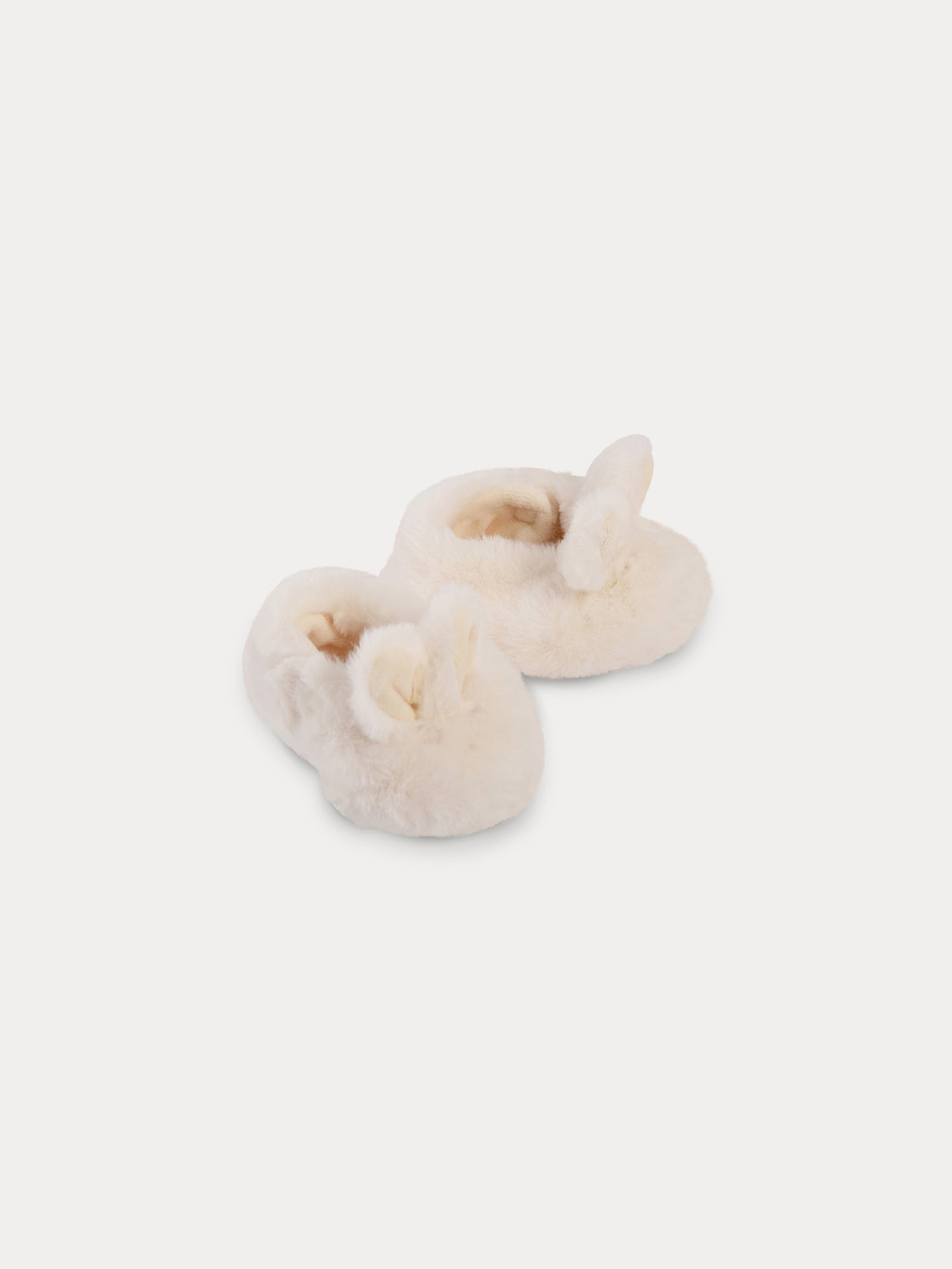 Bonpoint⭐️ Babies' slippers milk white | newborn accessoires and socks • Bonpoint