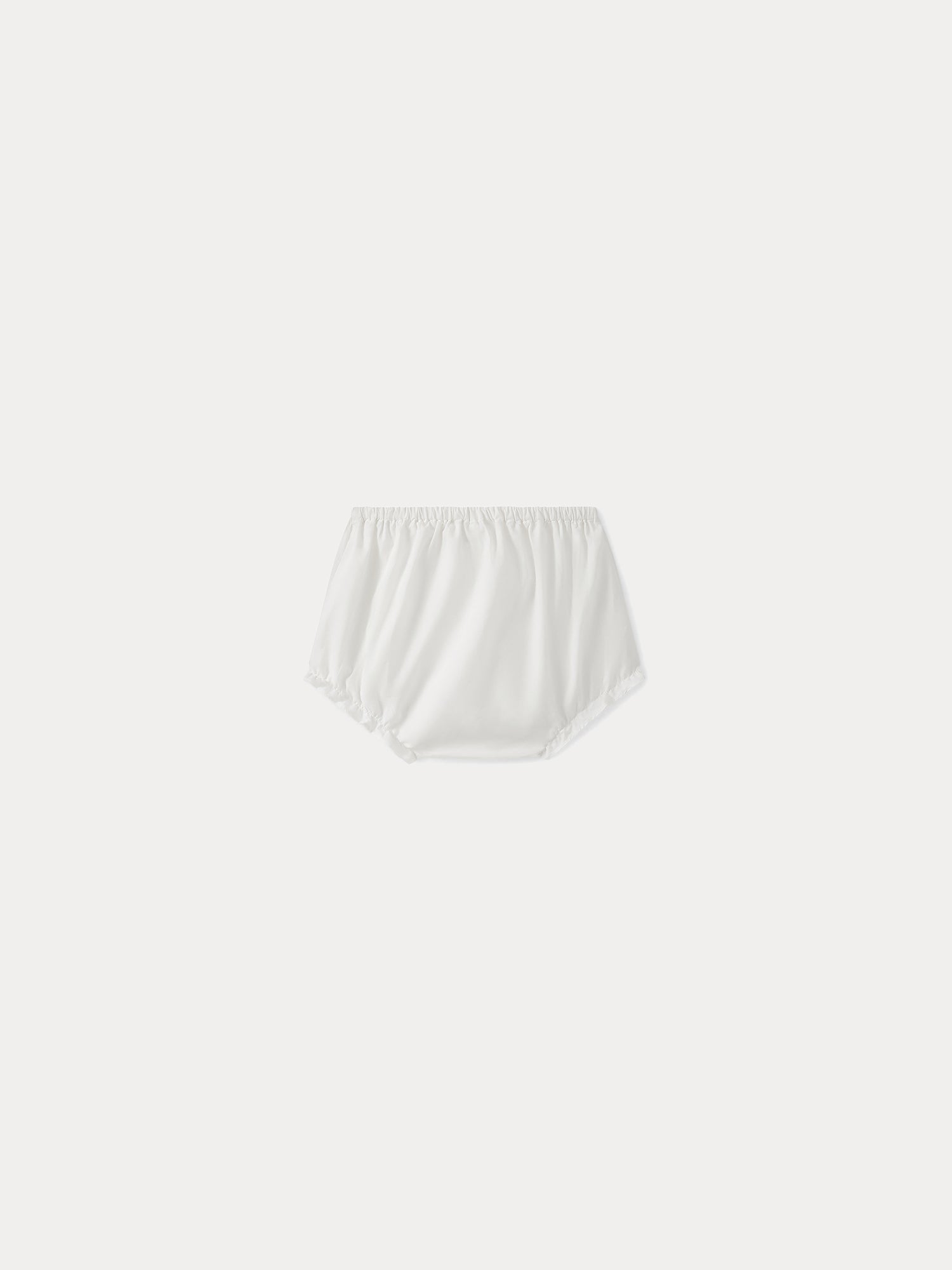 Poplin Bloomers for Baby milk white | newborn bloomers pants