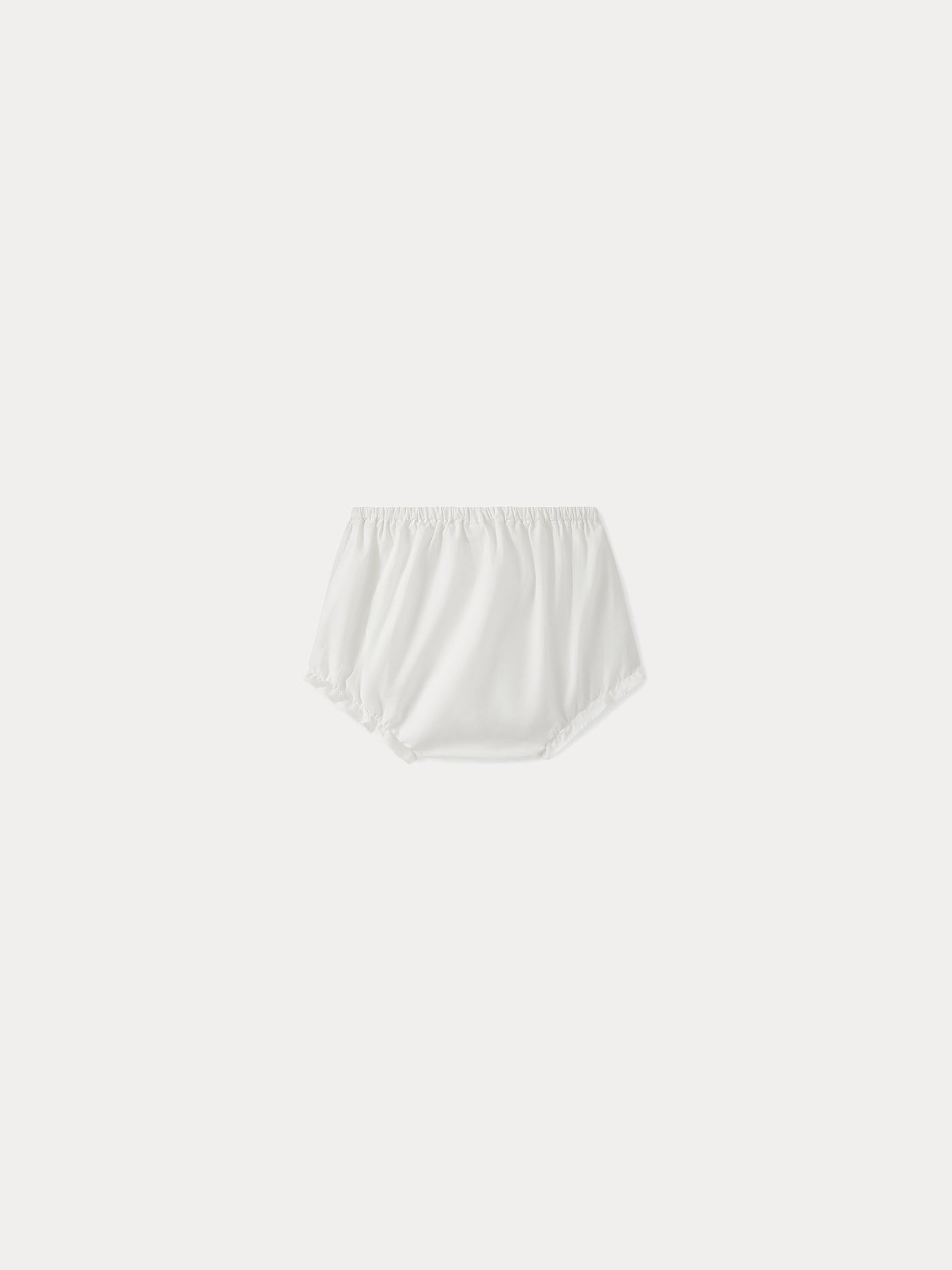 Poplin Bloomers for Baby milk white