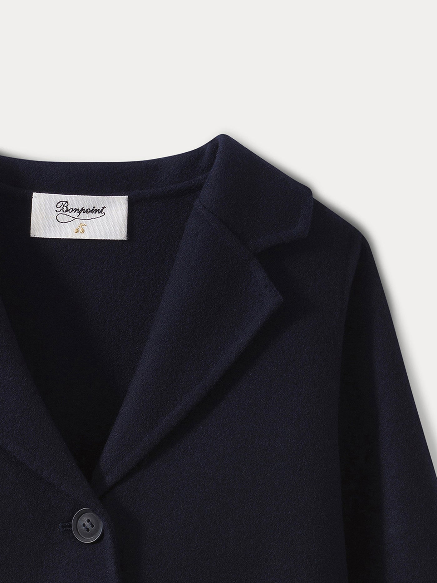 Girls' Cashmere Coat navy