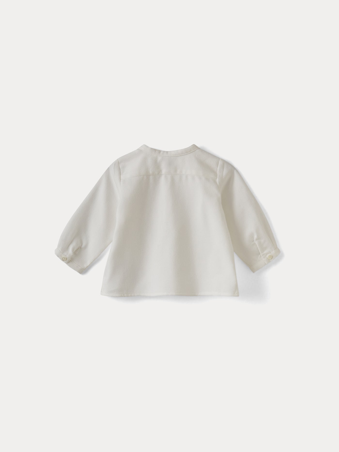 Baby Organic Cotton Shirt milk white