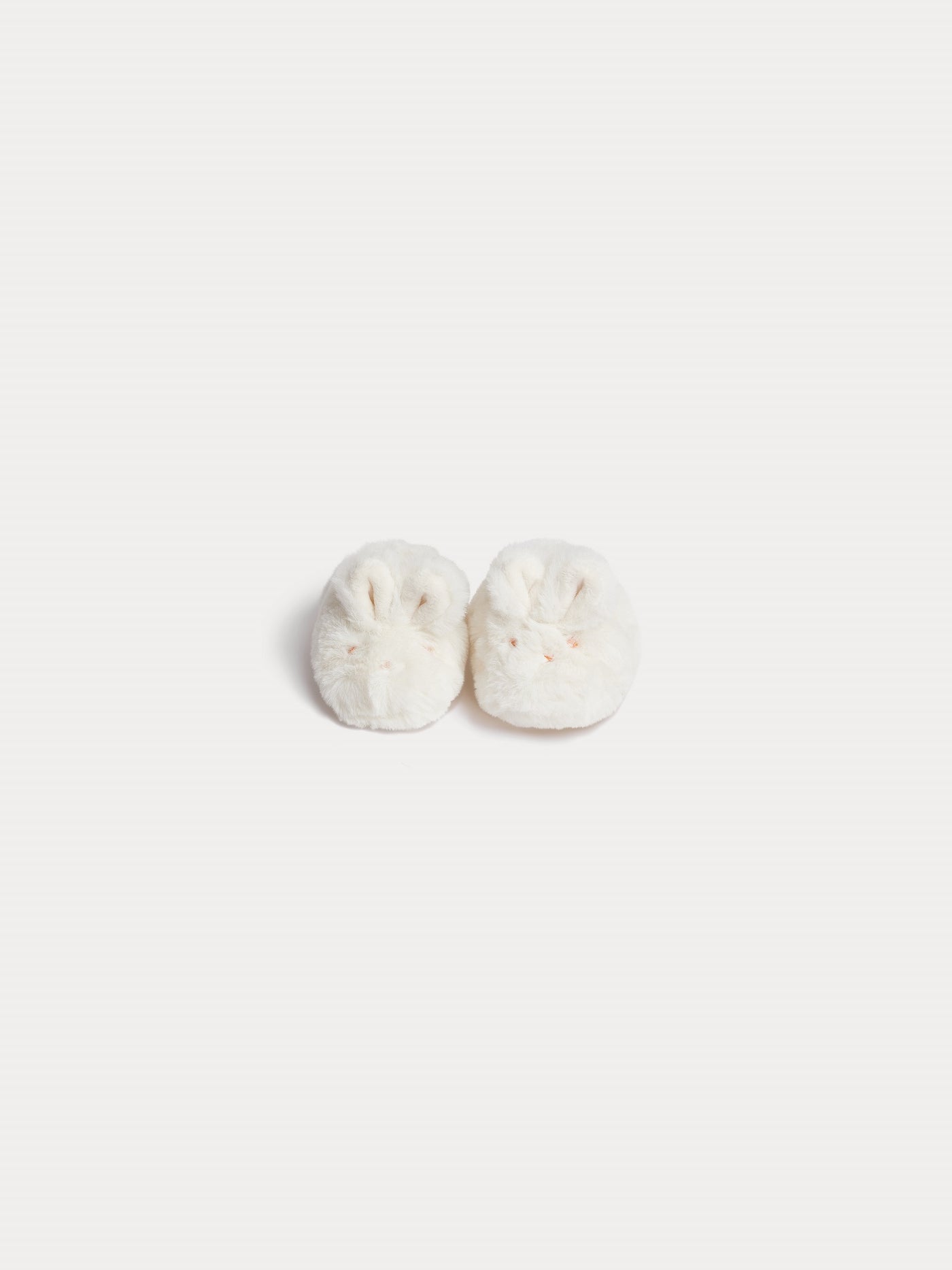 Bunny booties milk white