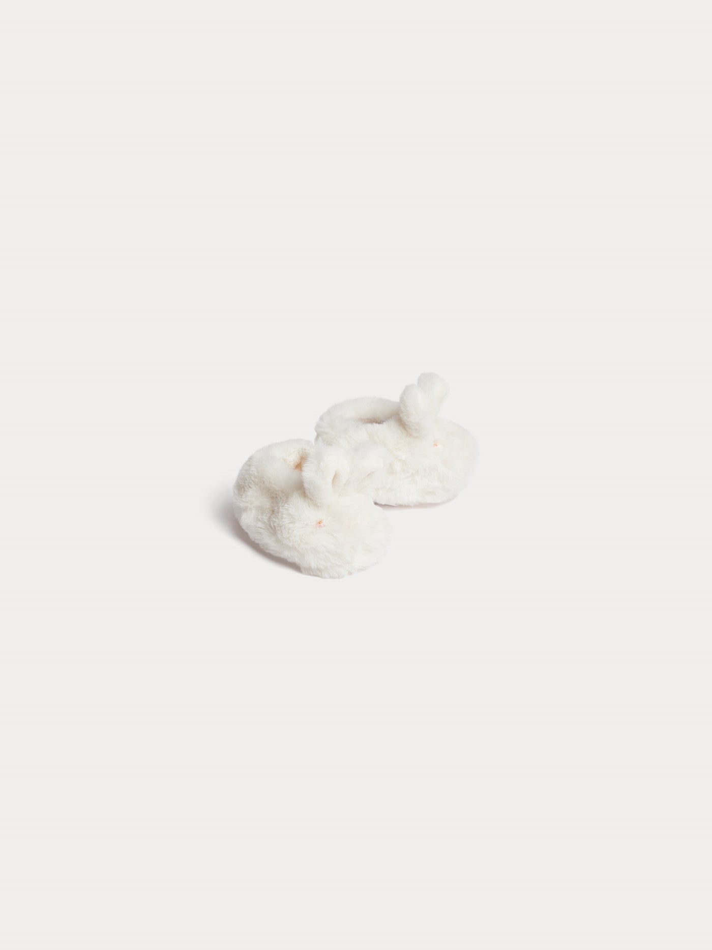Bunny booties milk white