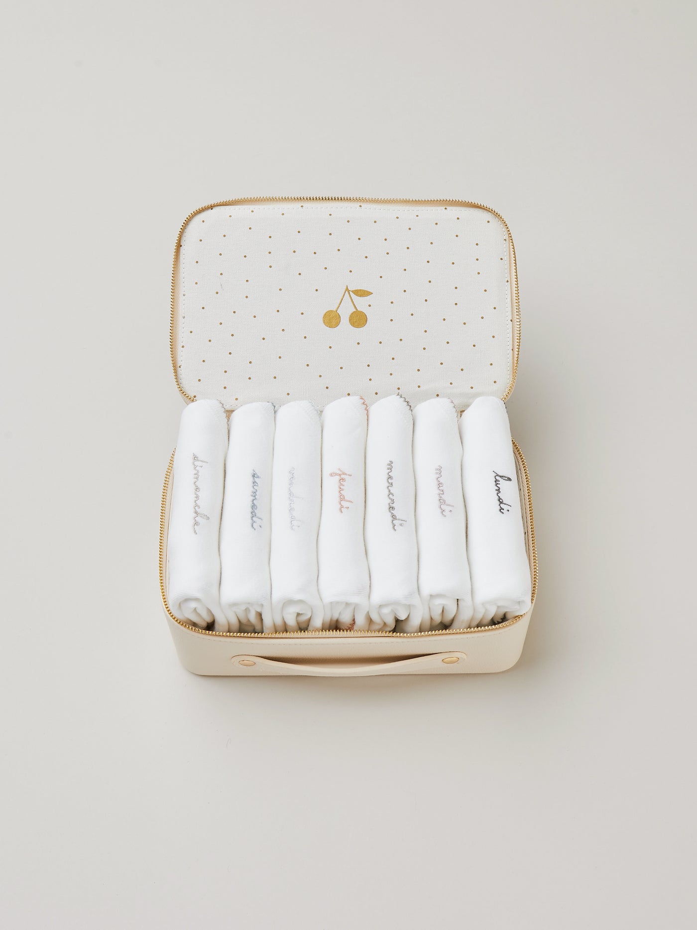 Days-of-the-week suitcase long sleeve