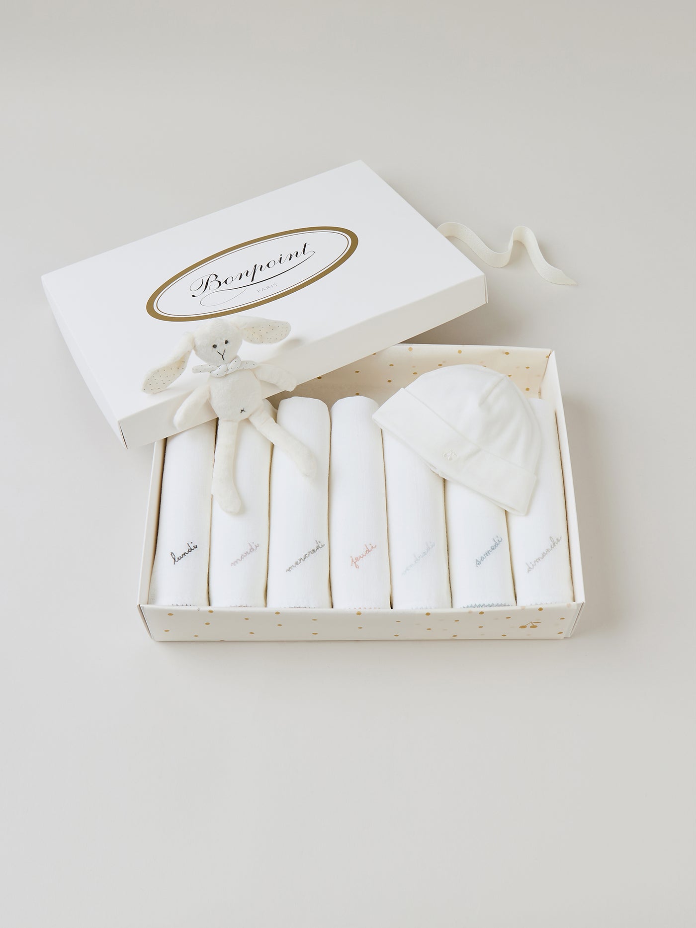 Mixed set with weekly onesies