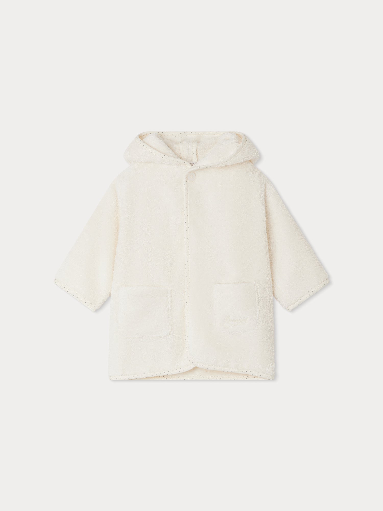 Apeign Terry Cloth Bathrobe milk white • Bonpoint