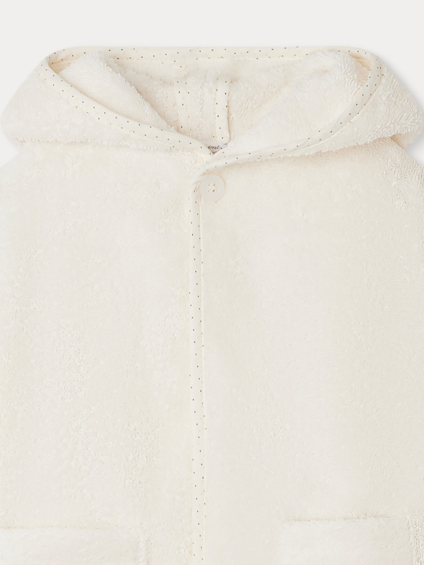 Apeign Terry Cloth Bathrobe milk white