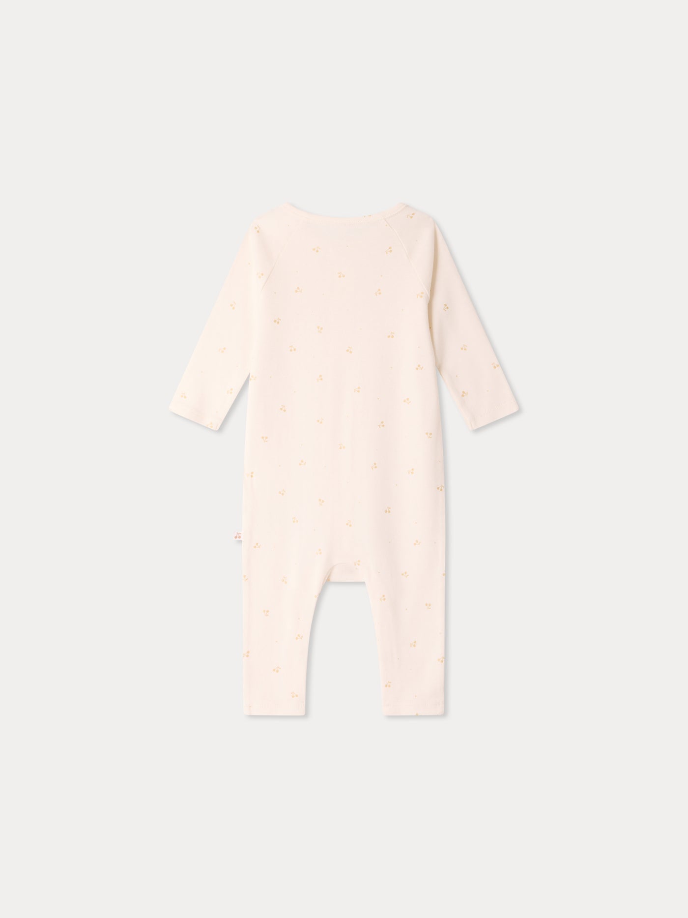 Triou cherry print pajamas in organic cotton