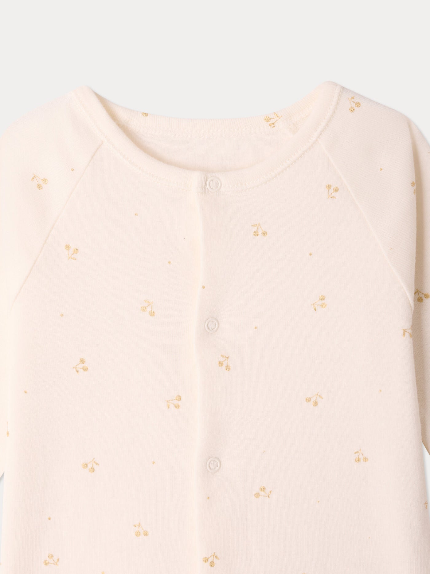 Triou cherry print pajamas in organic cotton