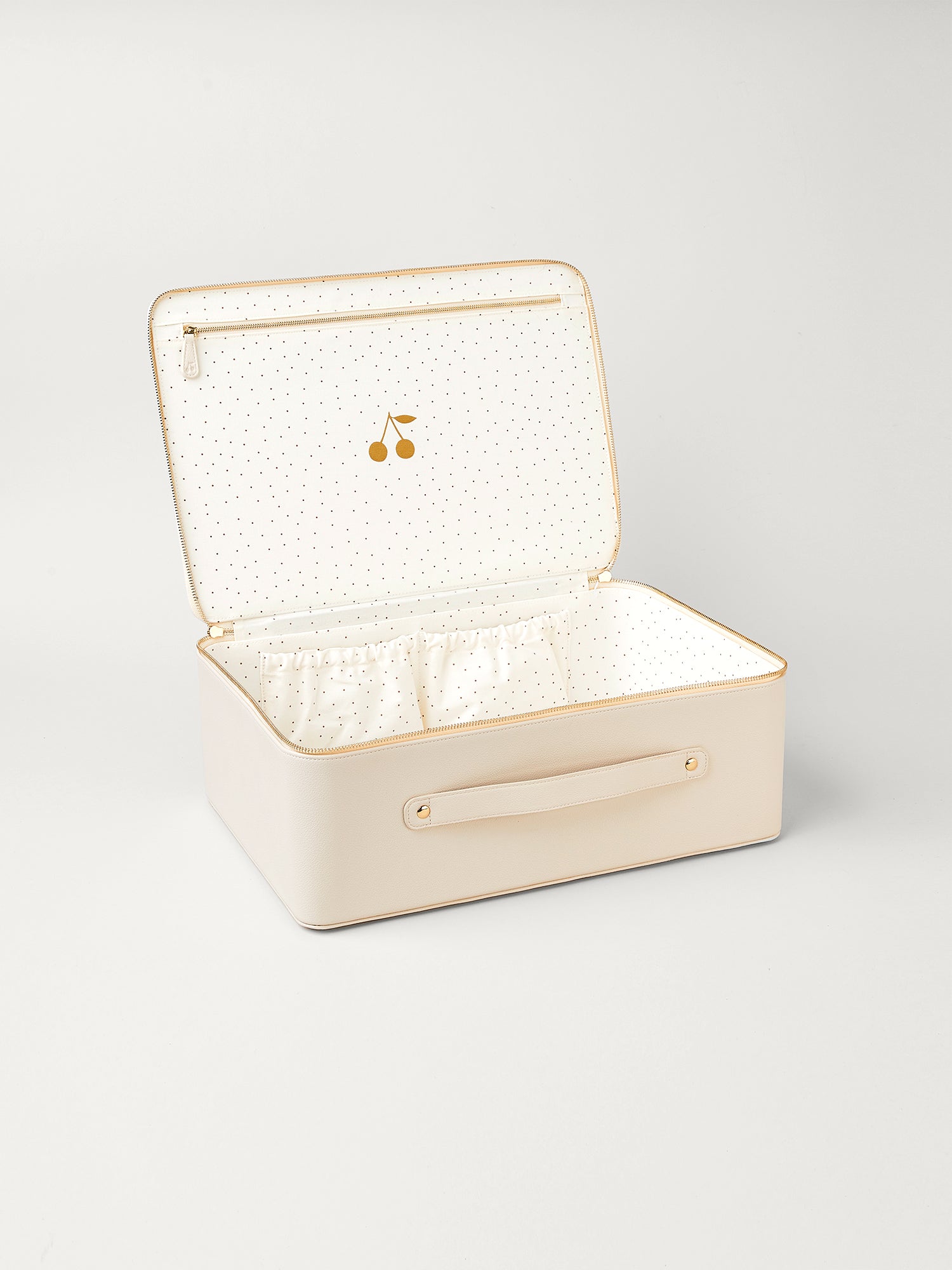 Baby Size 3 Large Suitcase milk white | baby essentials • Bonpoint
