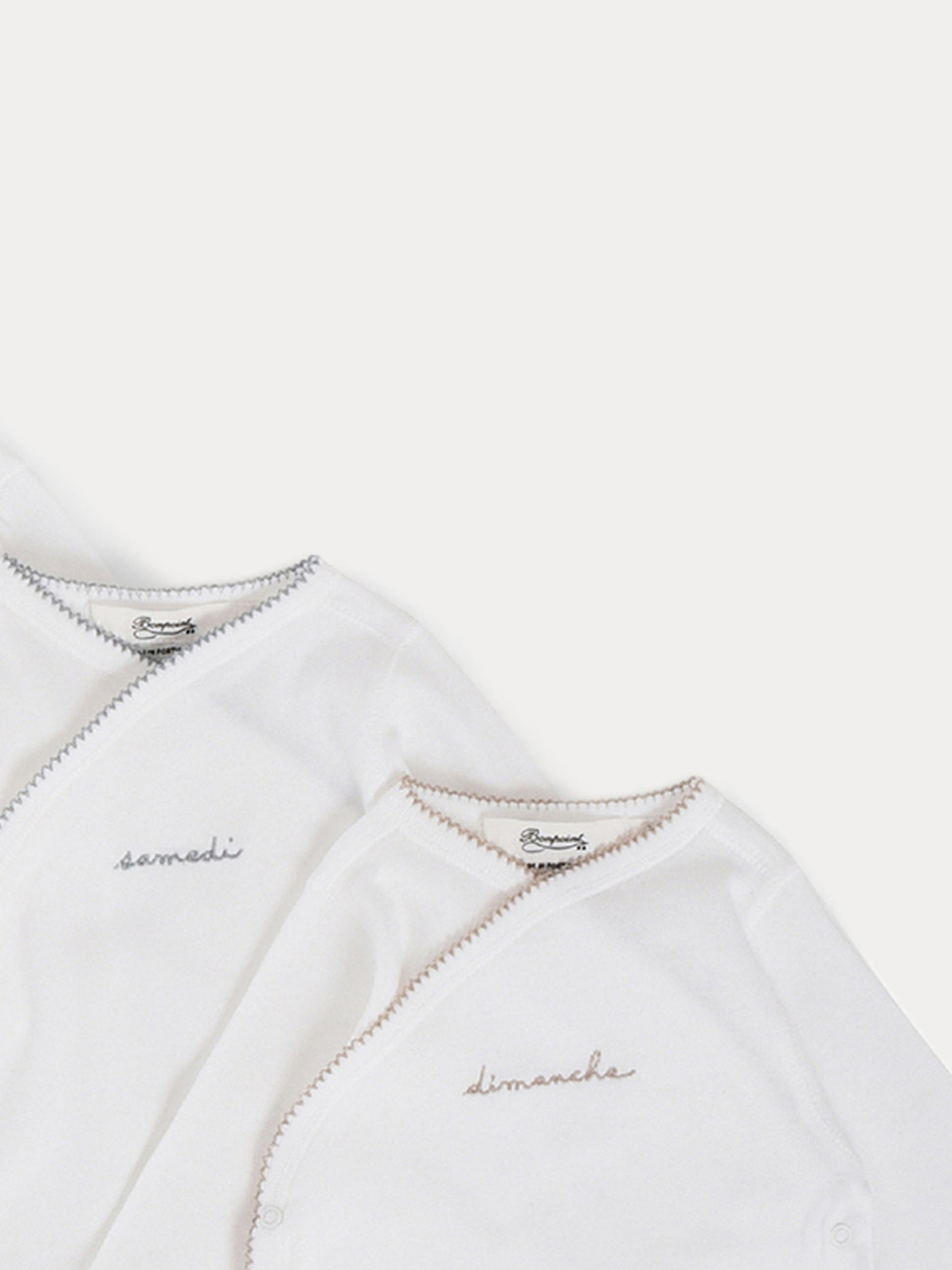 Lot of 7 White crossover bodysuits