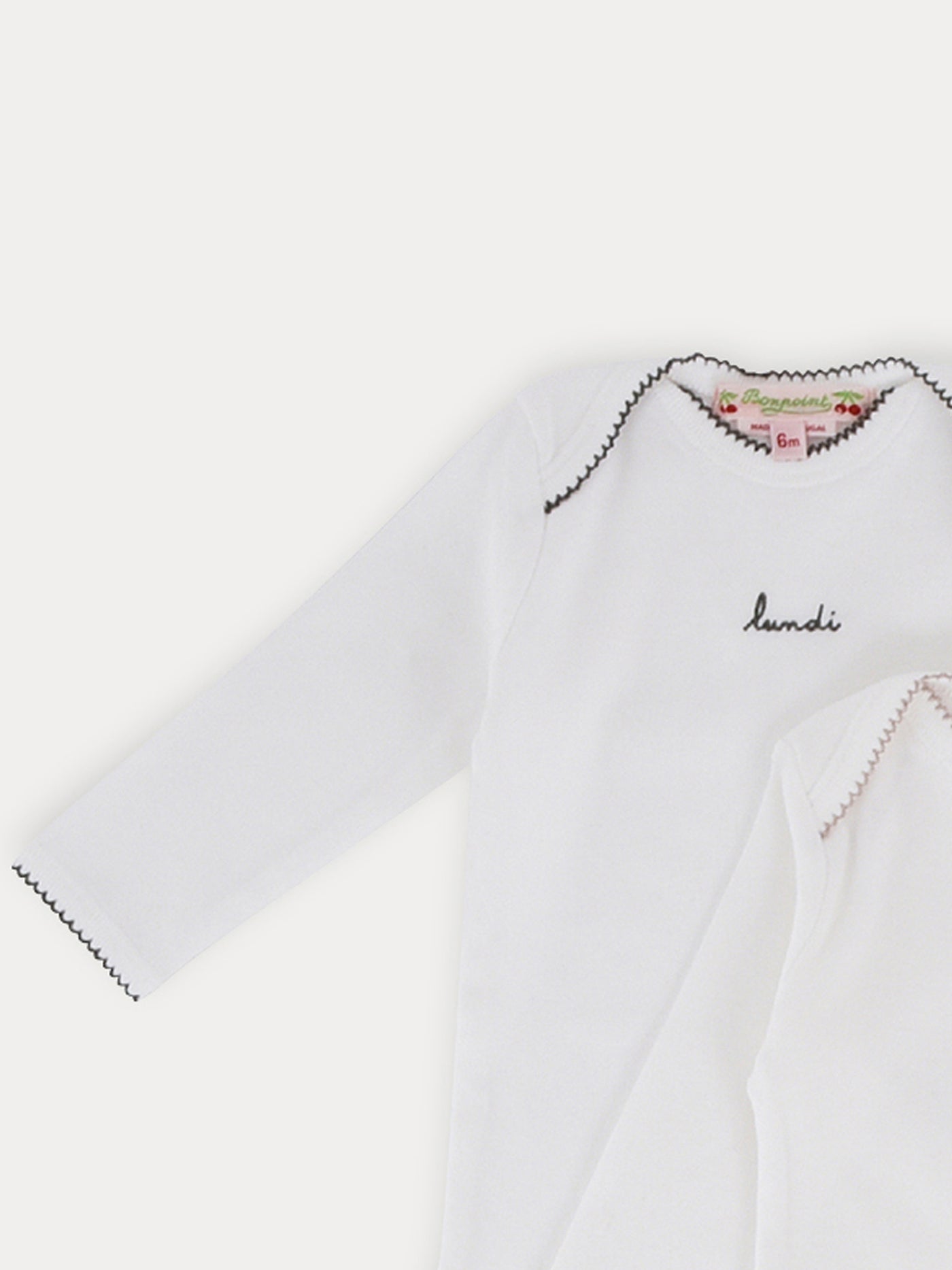 Days of the Week Lots of bodysuits in White