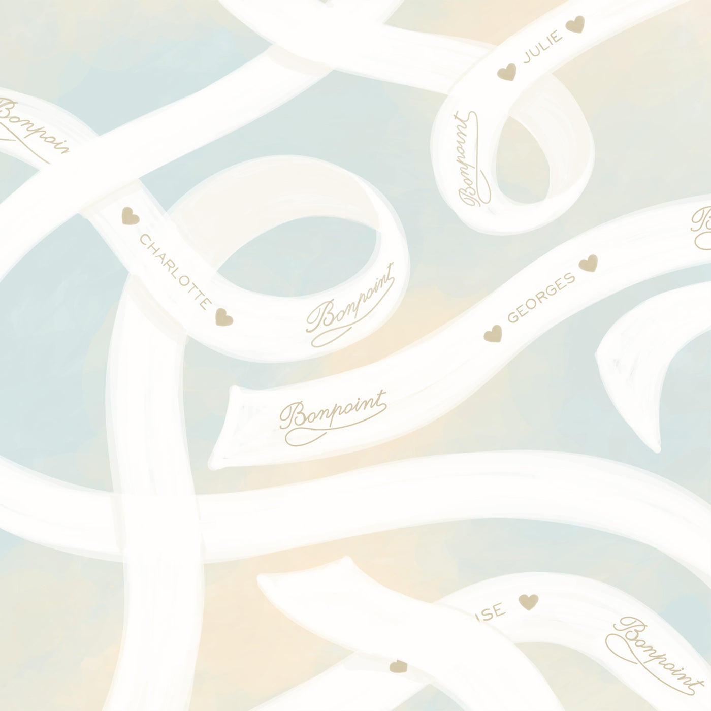 A personalized ribbon