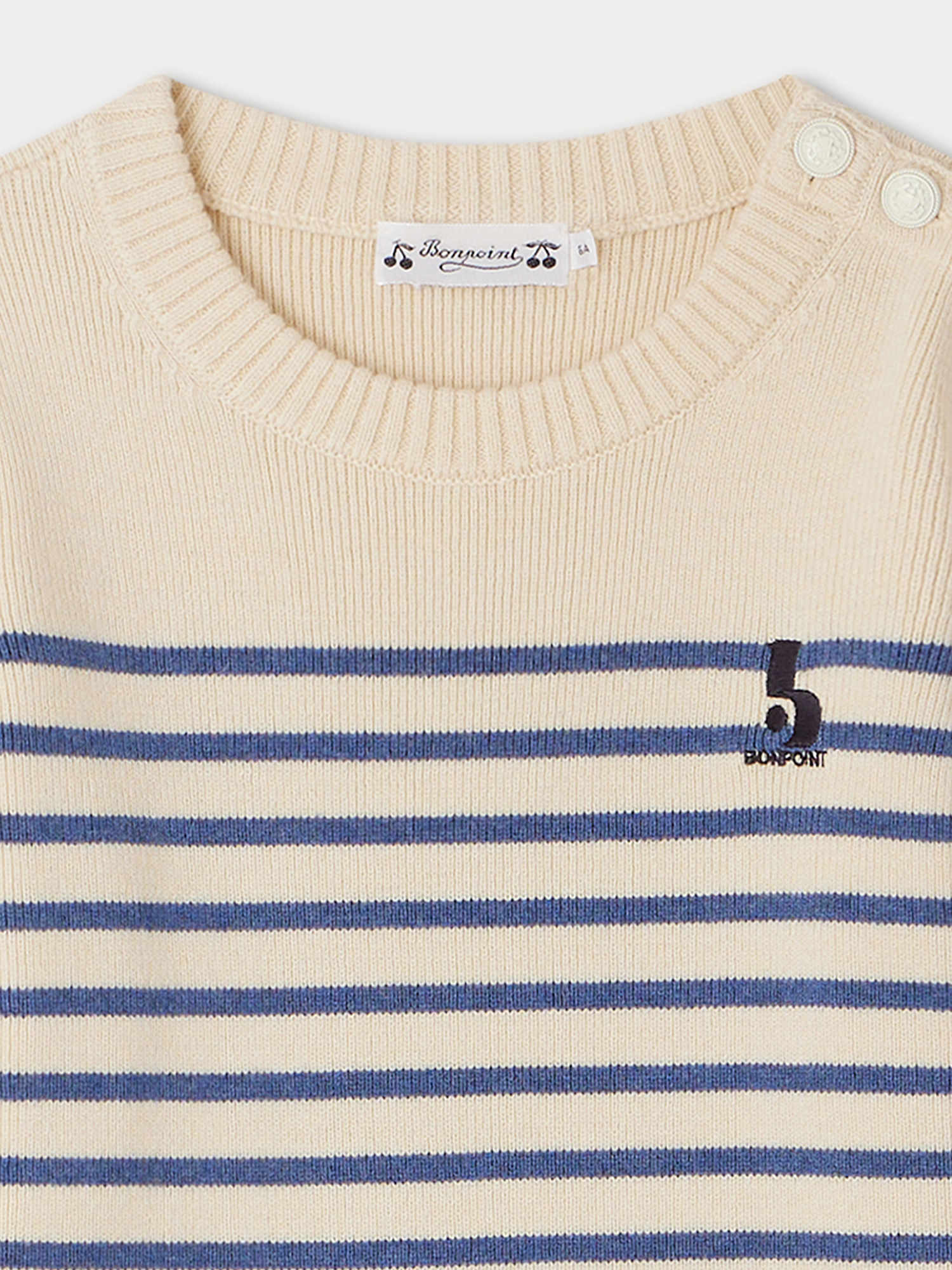 Crofton striped pullover sweater in coziest yarn best sale