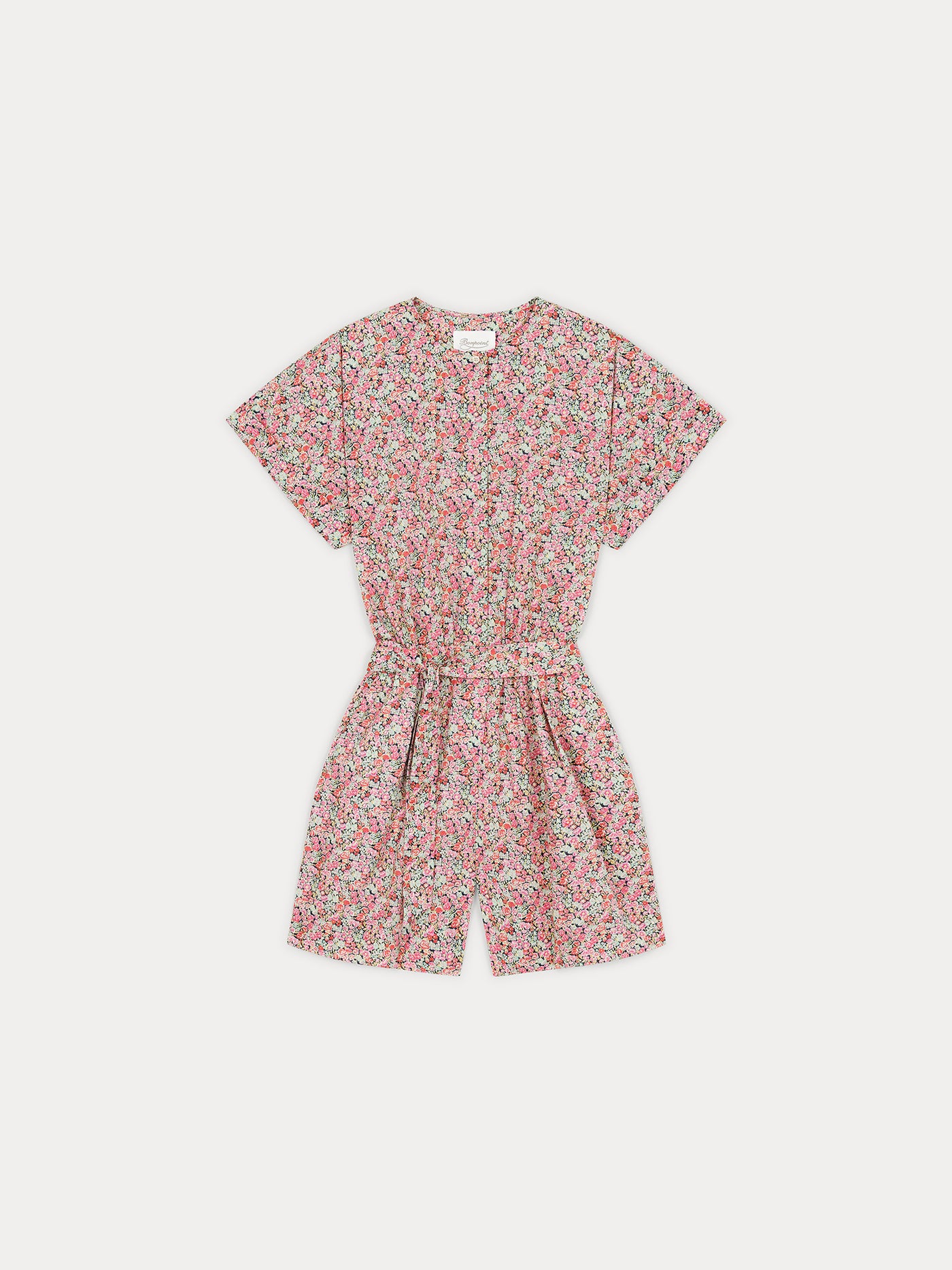 Short jumpsuit in exclusive floral Liberty fabric