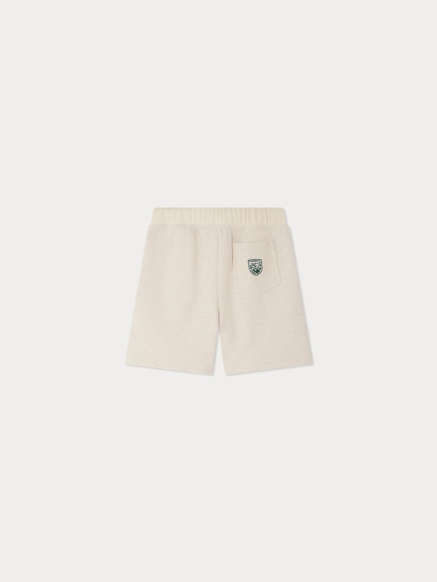 Ed embroidered bermuda shorts in fleece